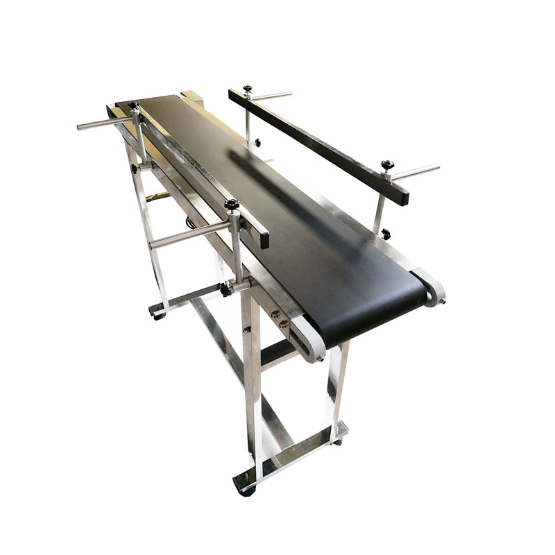 110V 1.2m PVC Conveyor Double Guardrail 20cm