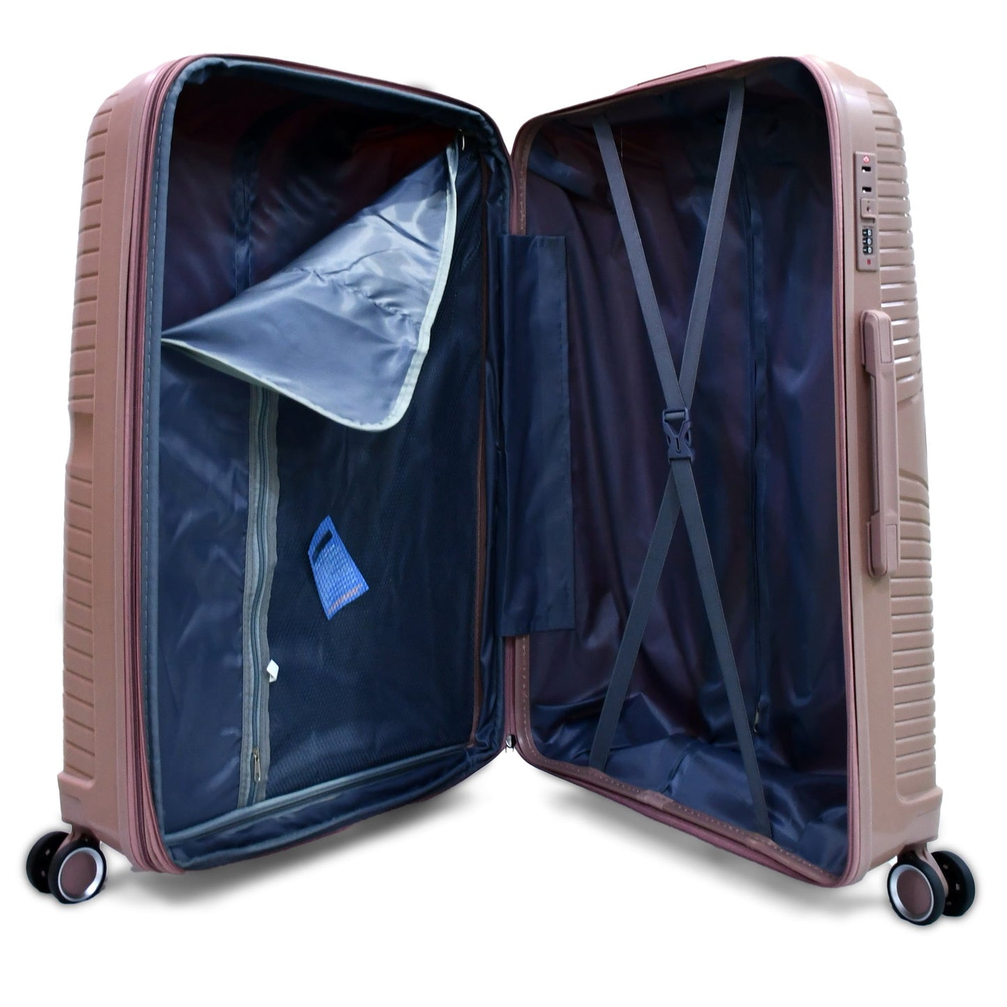 Sumo Travelite Pro 360Â° Expandable Pp Luggage 3Pc Set 20/24/28"