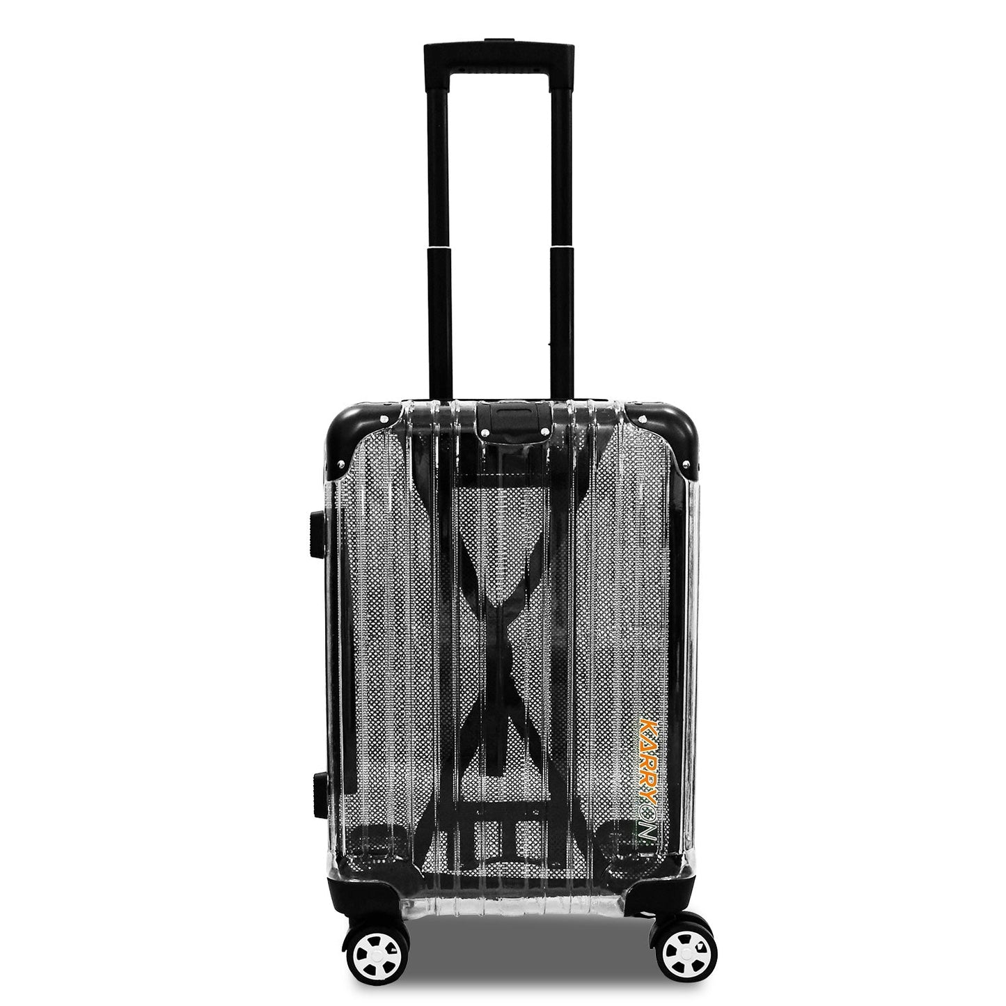 Karry-On 20" Aviation Tsa Transparent Pc Hardshell Cabin Luggage