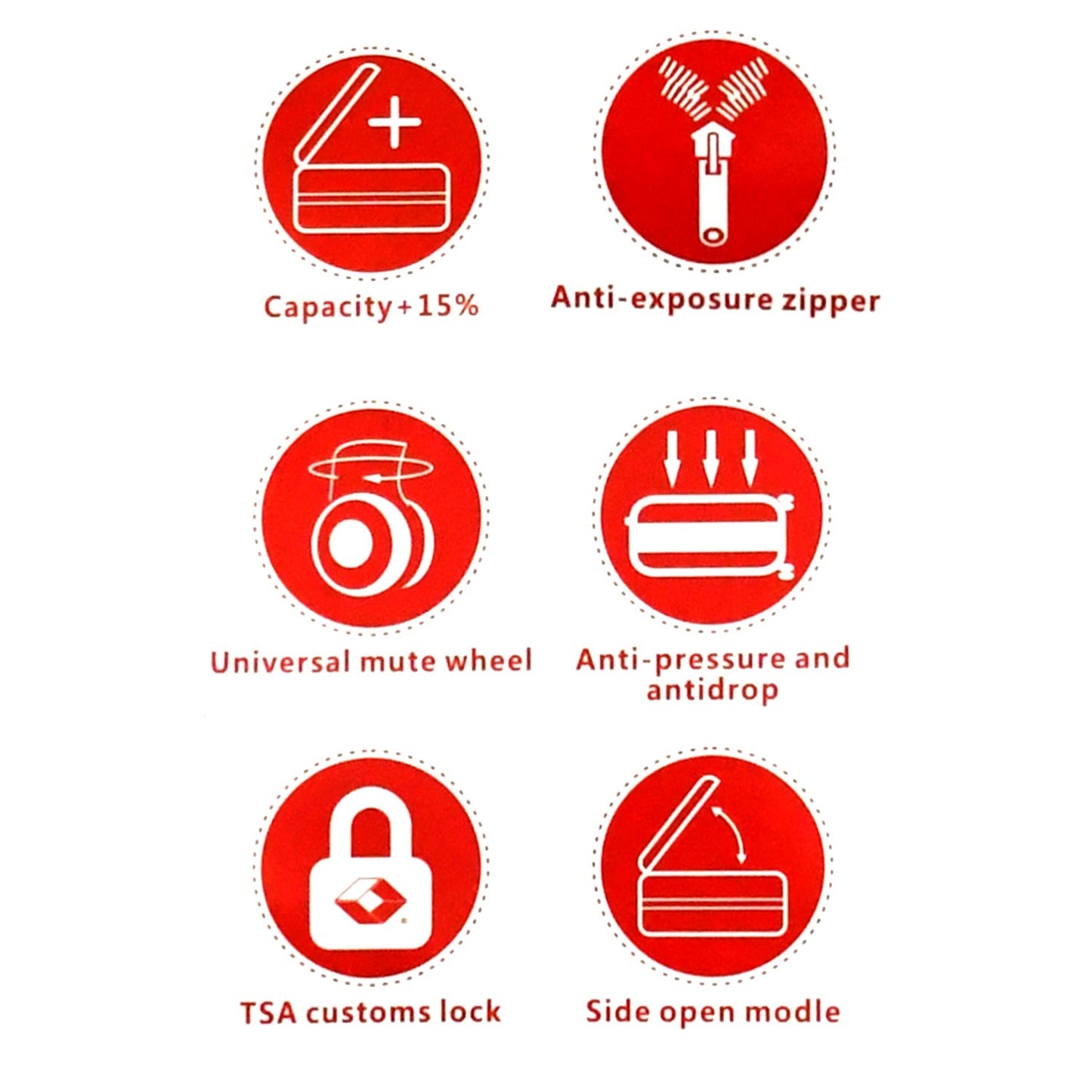 Prestige Glide Sumo Deluxe Expandable Luggage Trio (20/24/28")