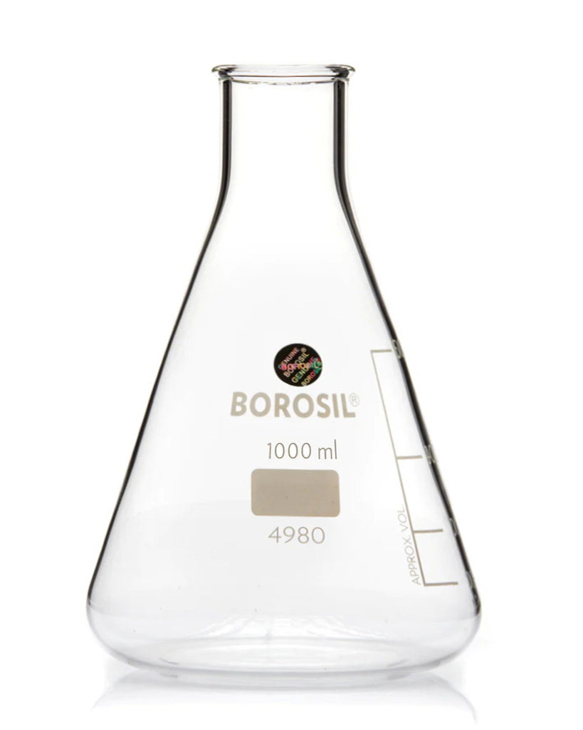 Conical Flask Glass Borosil