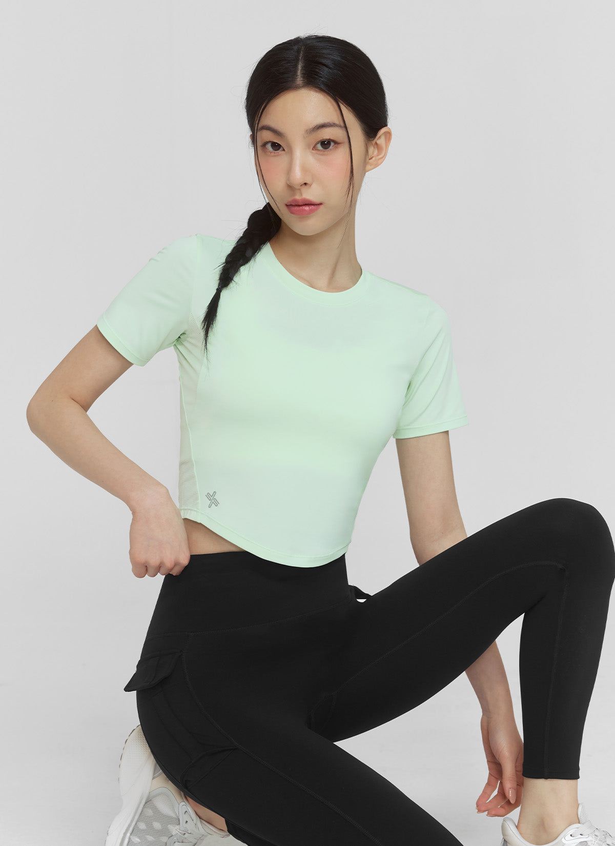 [1+1] Ice Scent Crop Short Sleeve