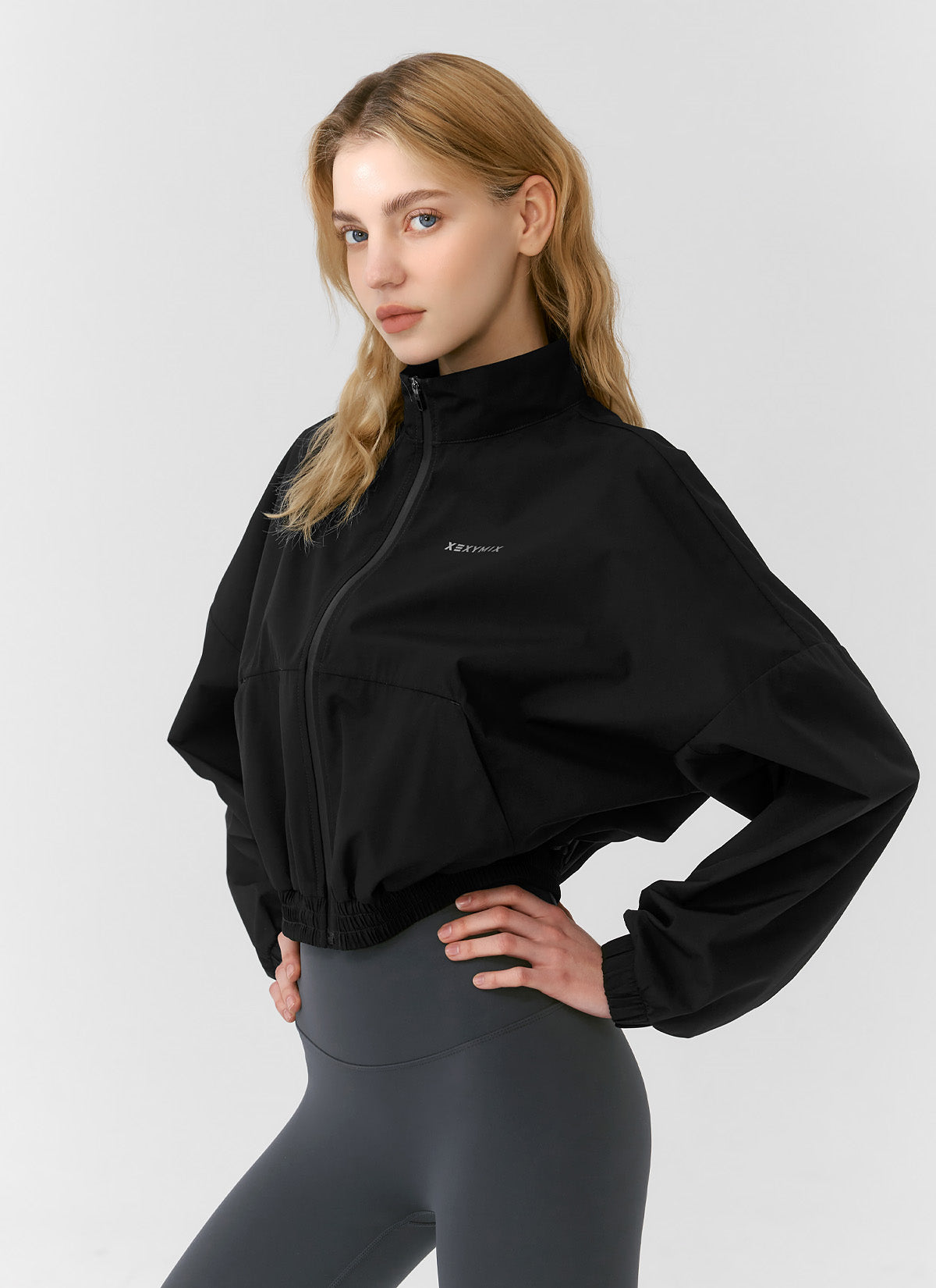 Hot Burning Light Highneck Crop Jumper