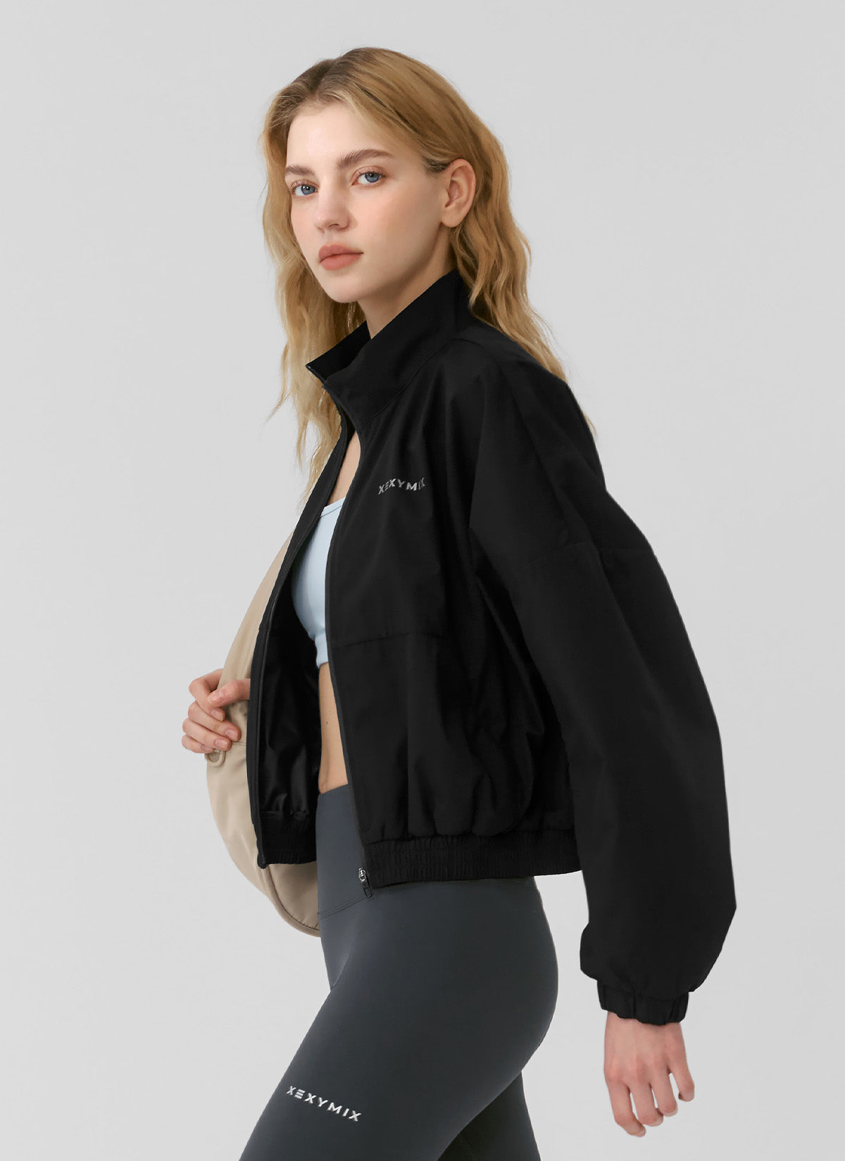 Hot Burning Light Highneck Crop Jumper