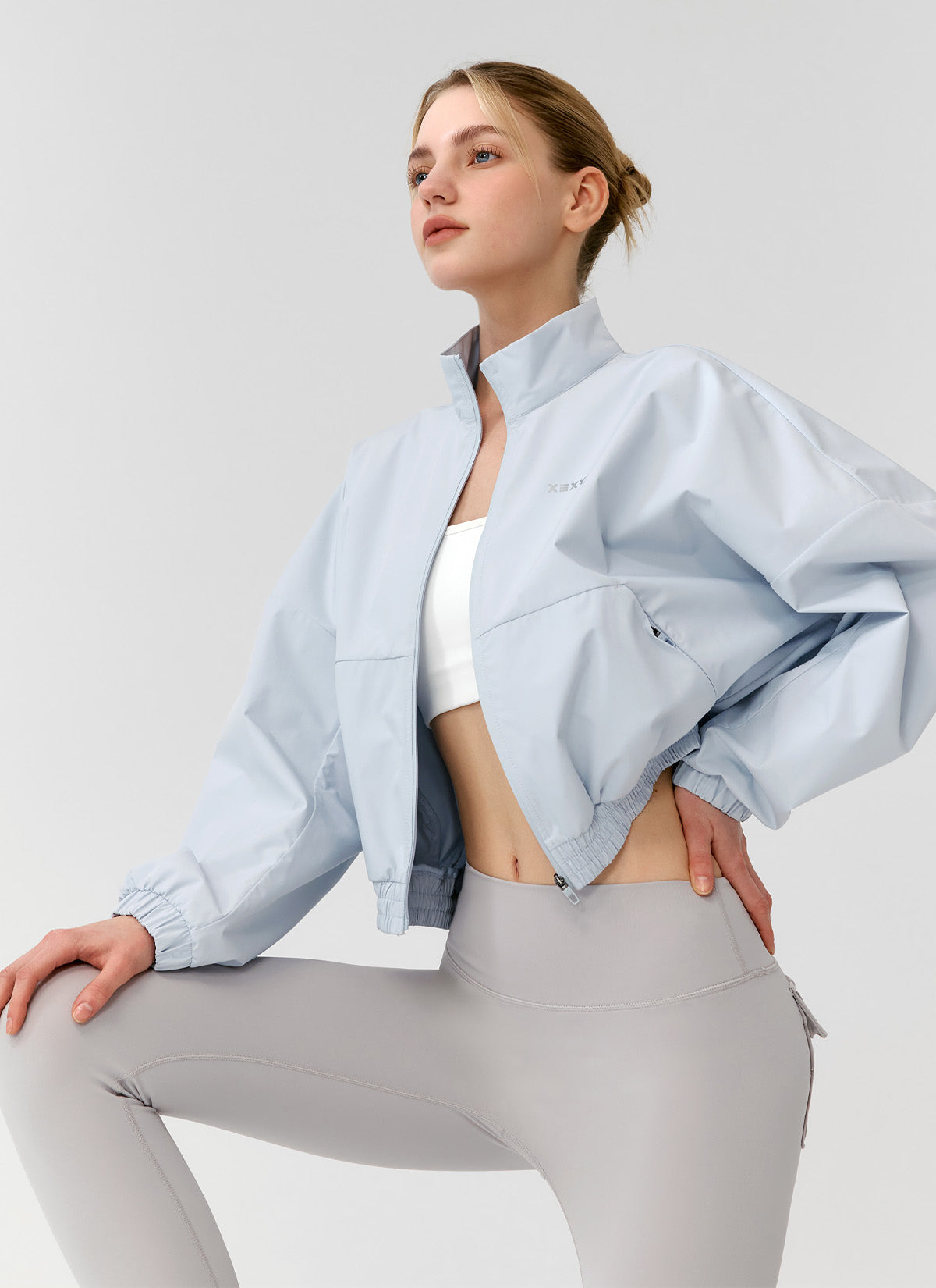 Hot Burning Light Highneck Crop Jumper