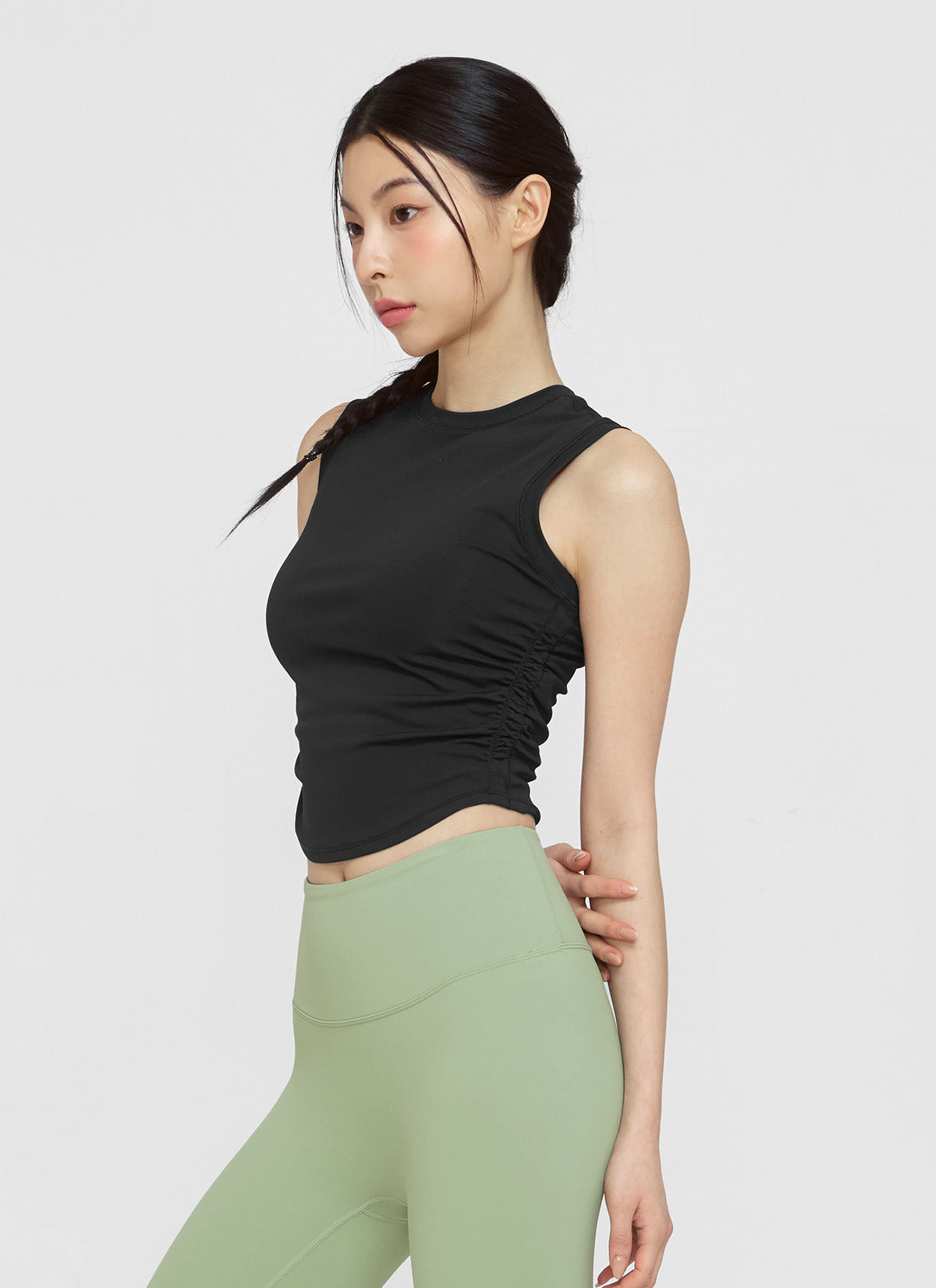 Relax Shirring Sleeveless
