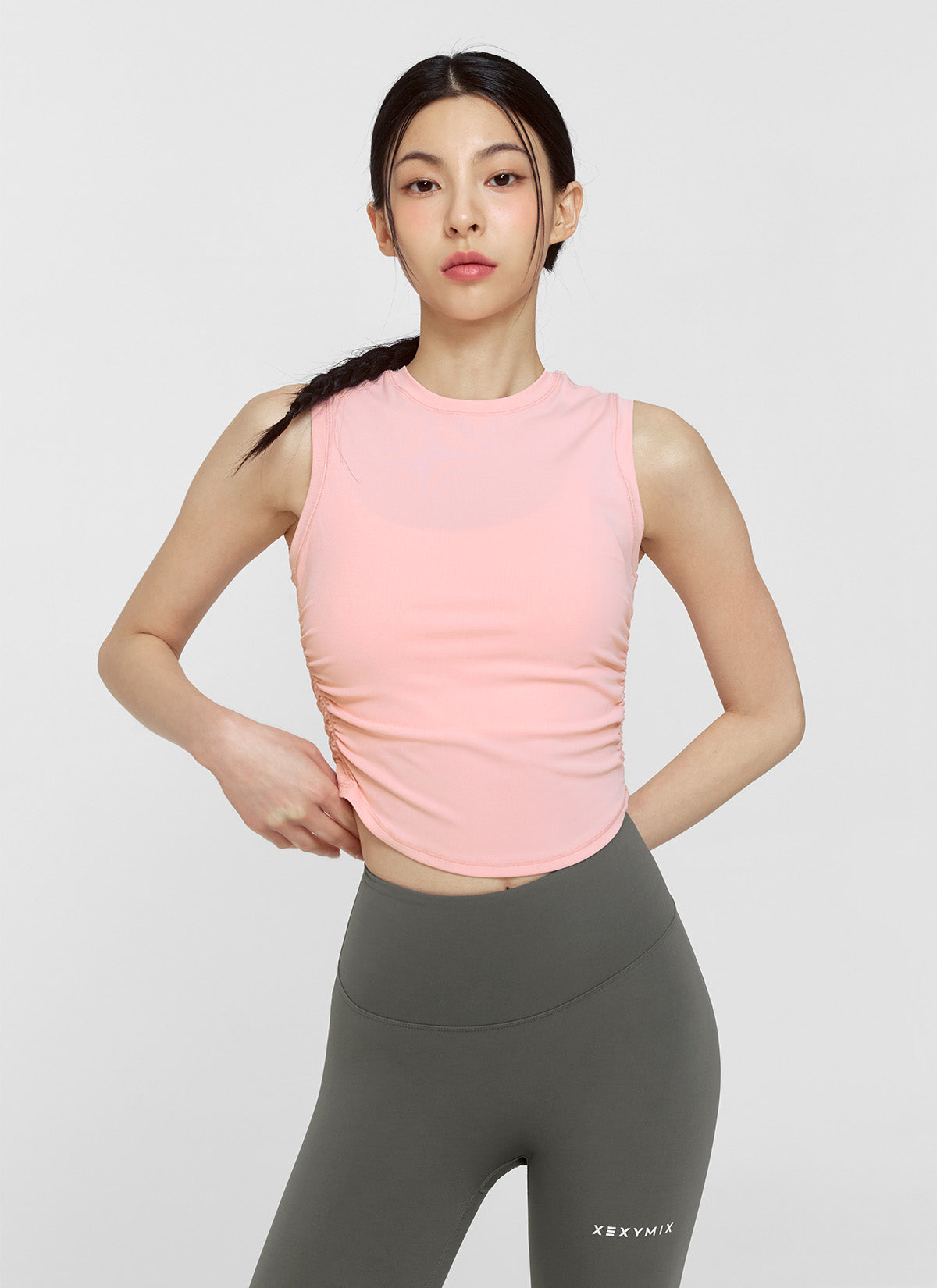 Relax Shirring Sleeveless