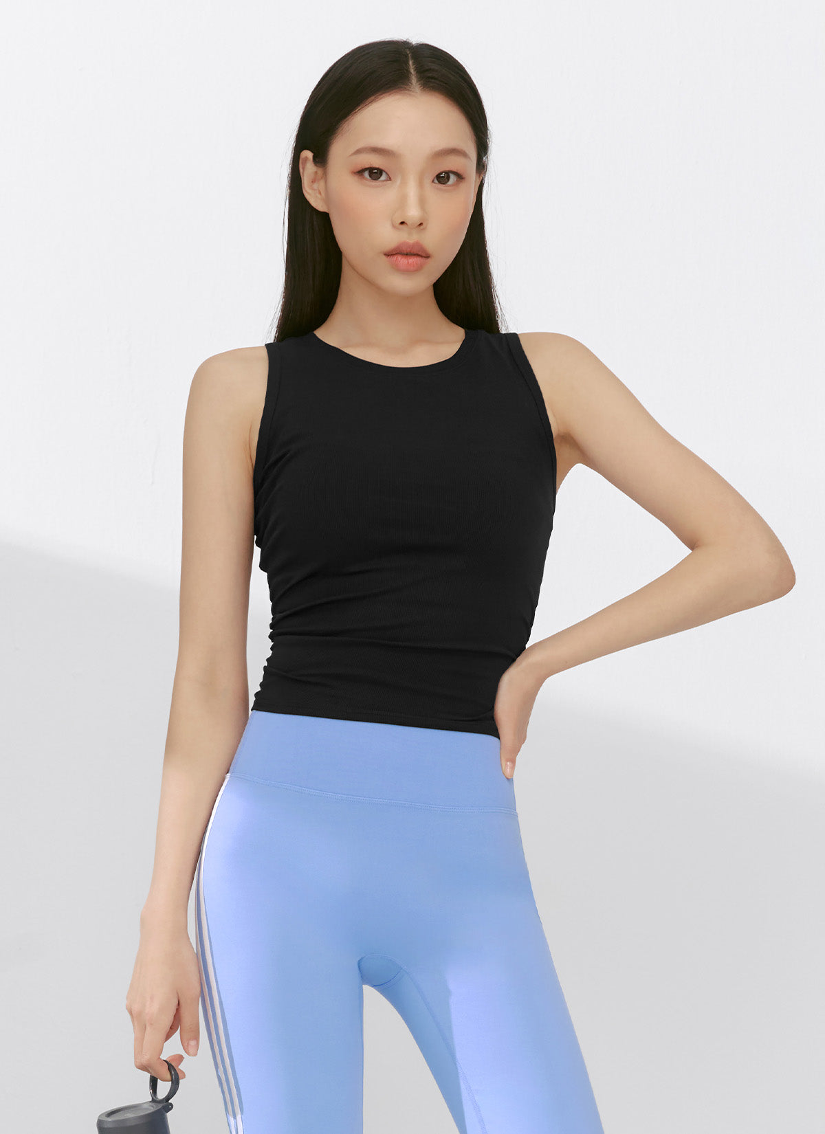 Ribbed Back Twist Sleeveless