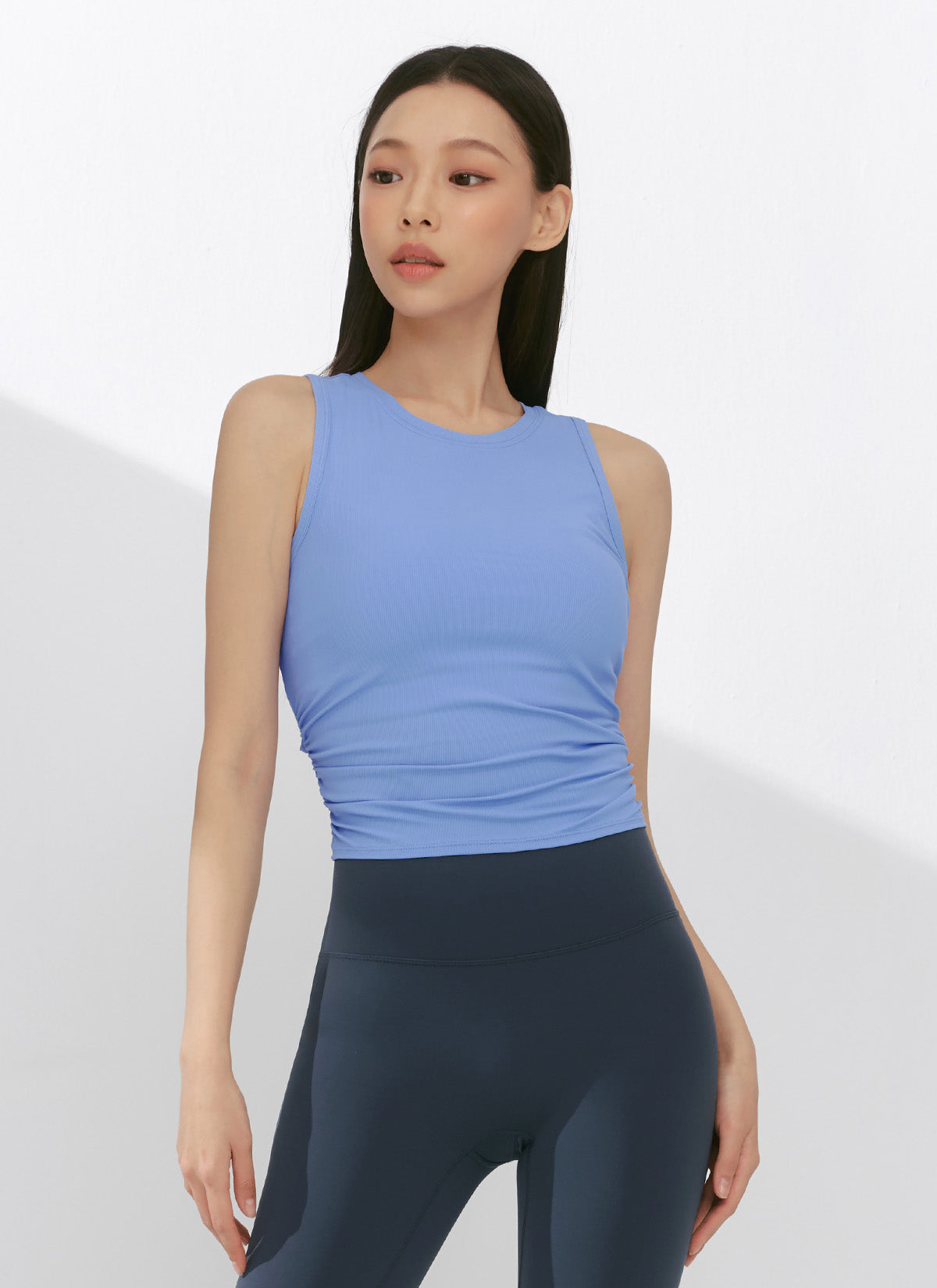 Ribbed Back Twist Sleeveless