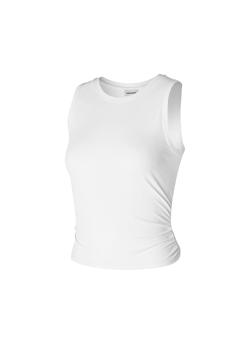 Ribbed Back Twist Sleeveless