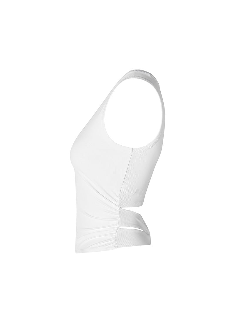 Ribbed Back Twist Sleeveless