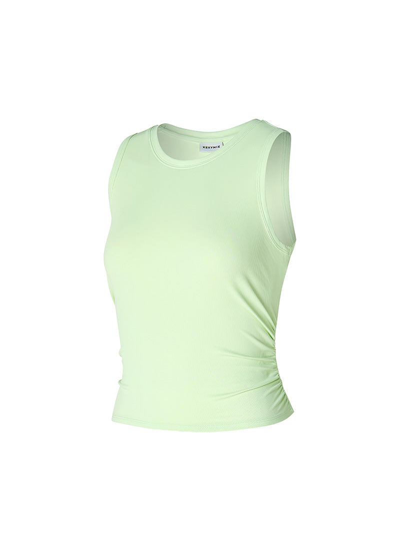 Ribbed Back Twist Sleeveless