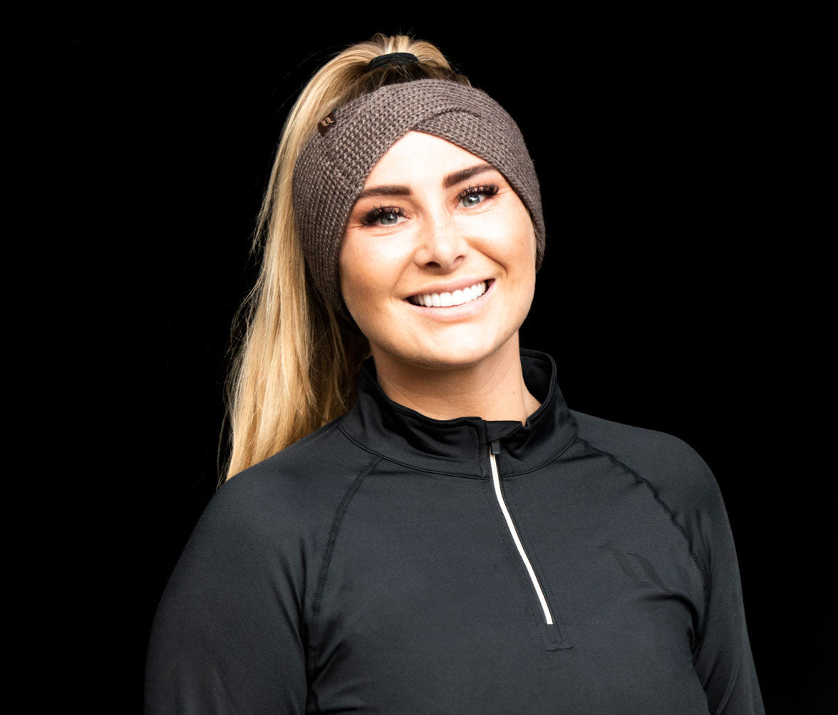 Nora Woolblend Knitted Twist Headband