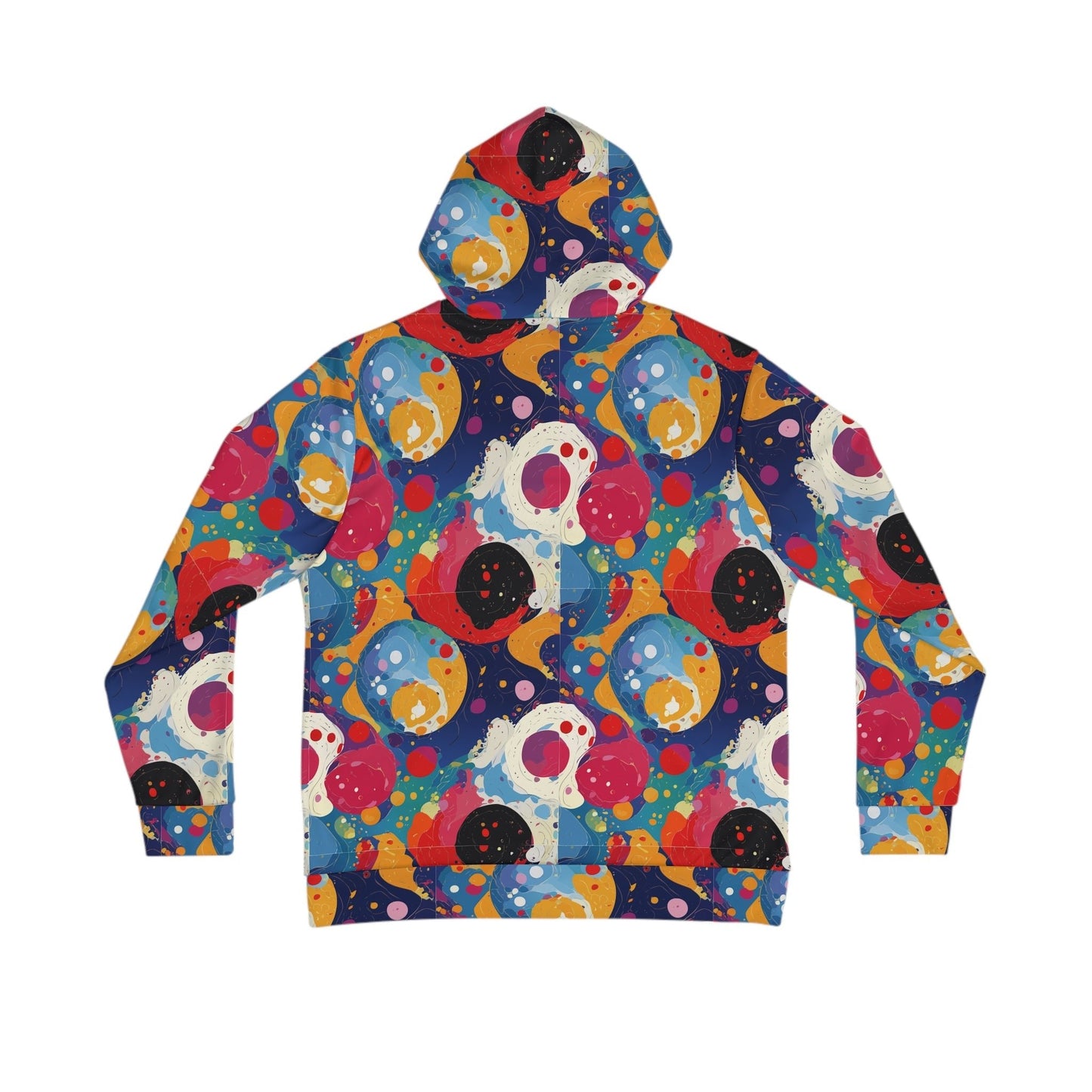 Seven Tails Moon Nature's Collage AOP Hoodie – Vibrant Patchwork Streetwear