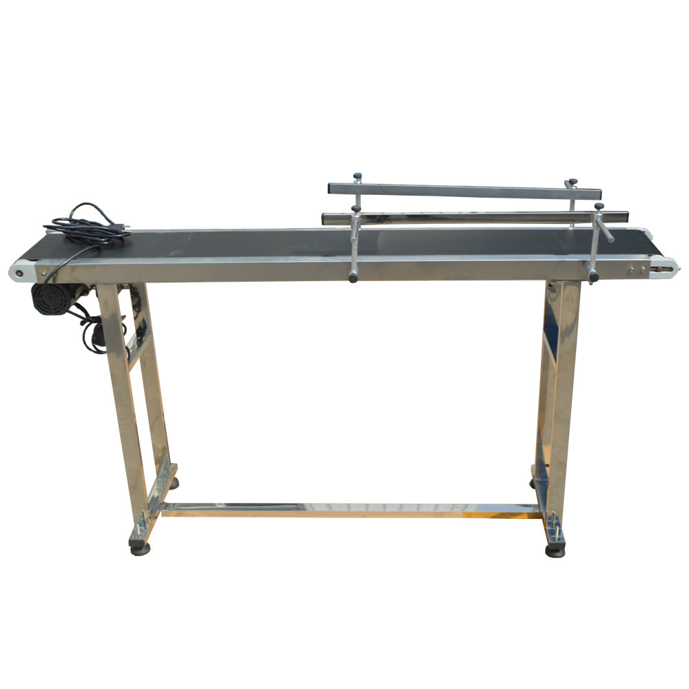 110V 1.5m PVC Conveyor Double Guardrail 20cm
