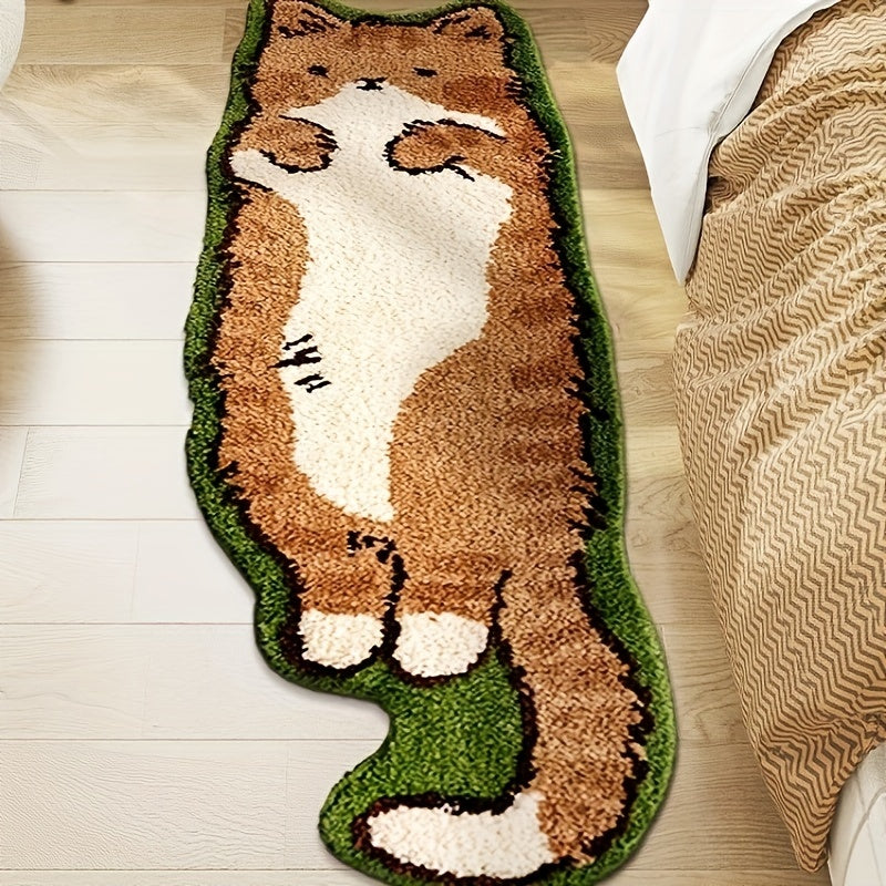 Cartoon Cat Shaped Area Rug - V3NJ