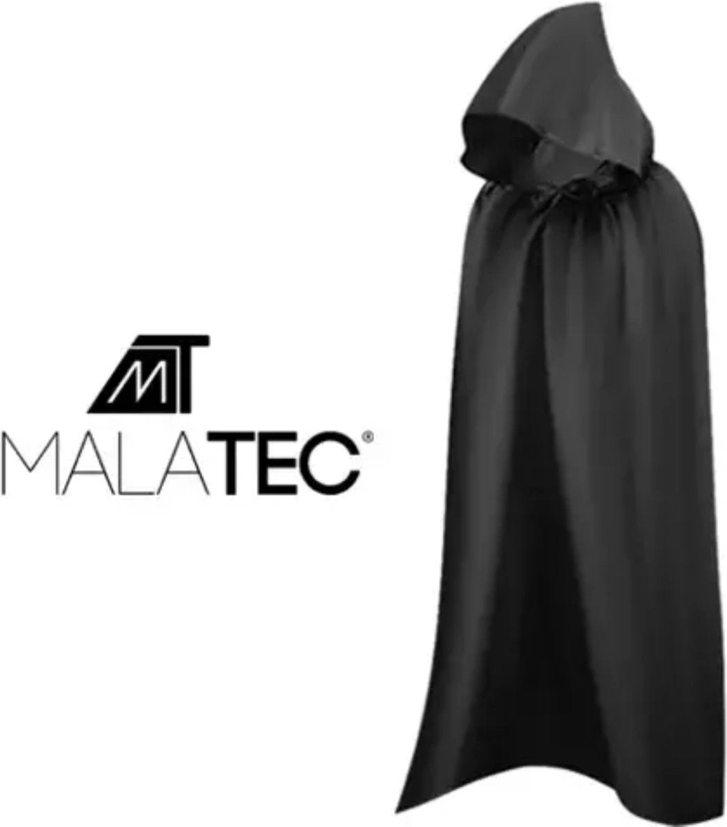 Malatec Lange Cape met Capuchon - Een Essentieel Kostuumstuk