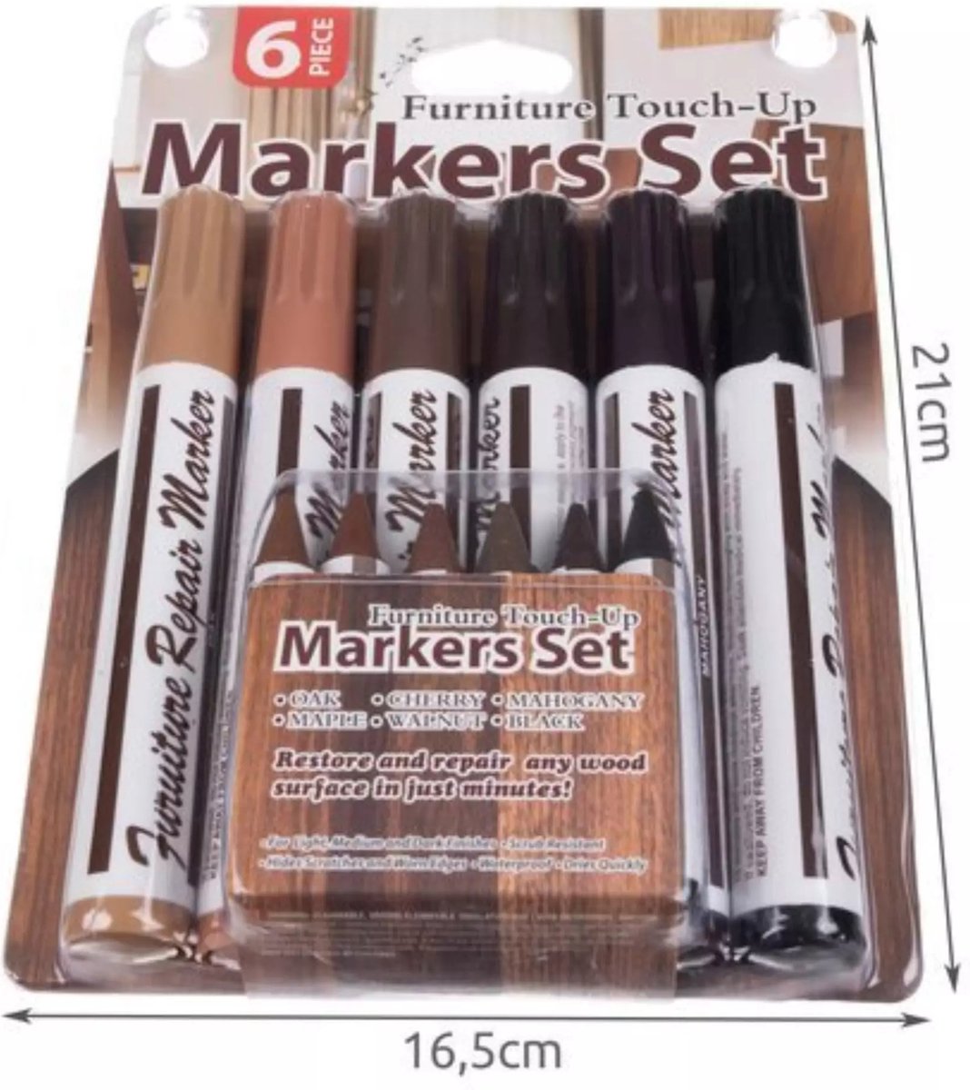 Ruhhy Meubelreparatieset: Eenvoudige Krasverwijdering