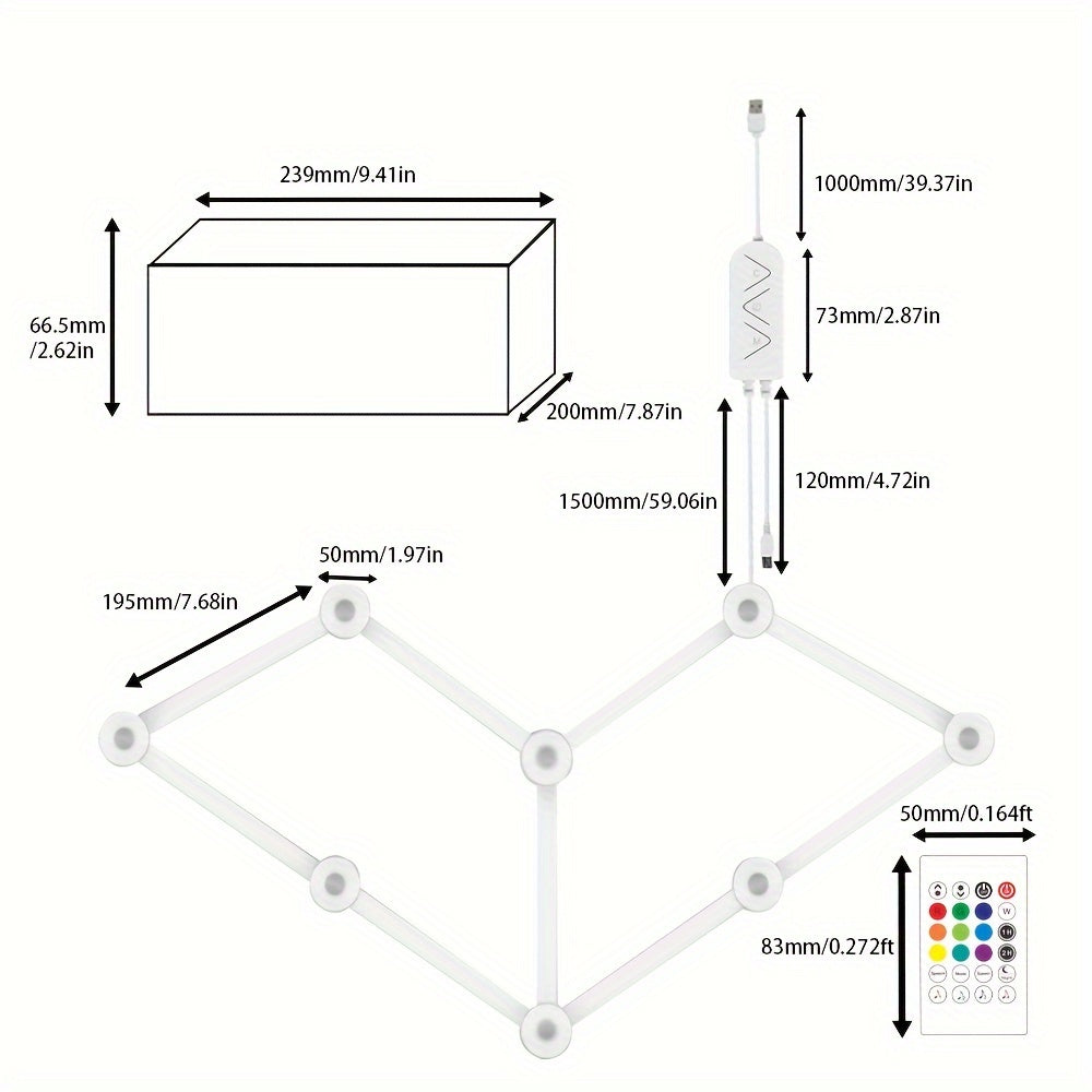 Graffiti Smart Colorful Starry LED Light - OXL2