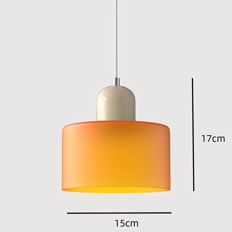 Bauhaus Glass E27 Pendant Light for Kitchen