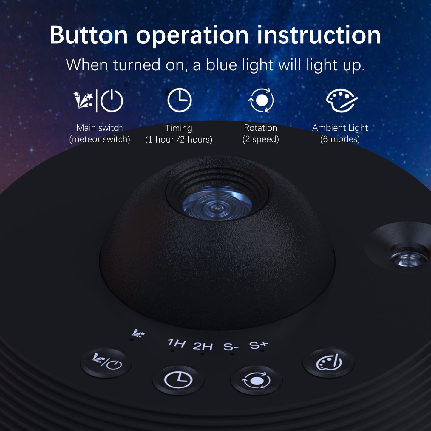 13-in-1 Galaxy Projector with LED Night Light - TJR5M8Q