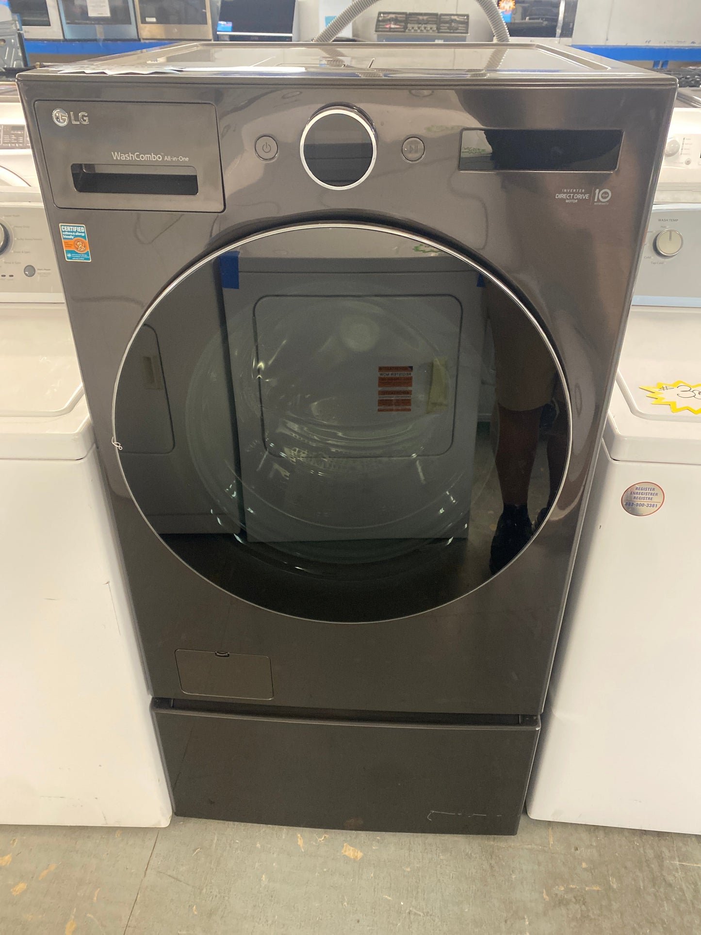 LG 5.0 cu. ft. All-in-one Washer Dryer Combo