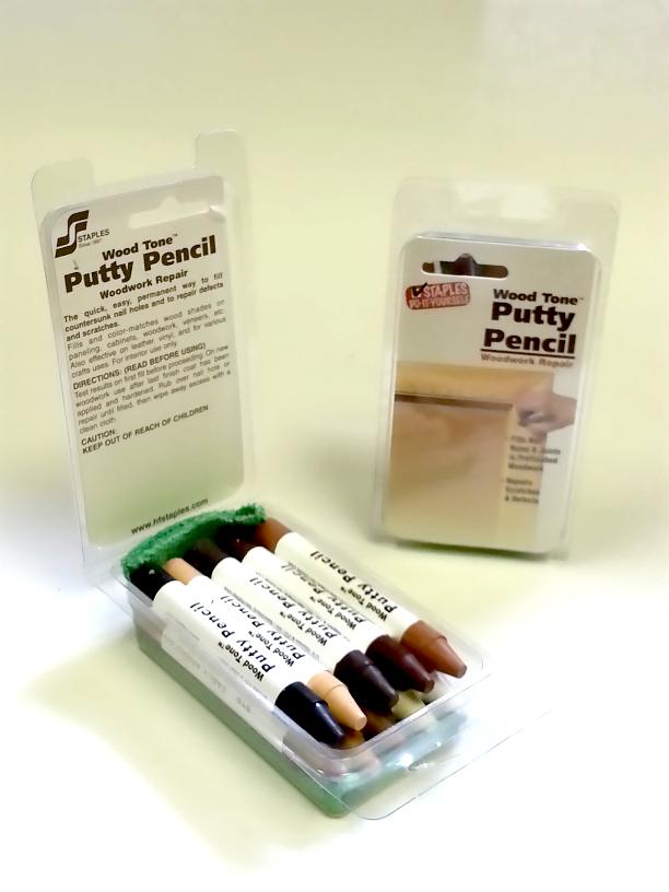 Putty Pencil Assorted Wood Tones 10 Pack