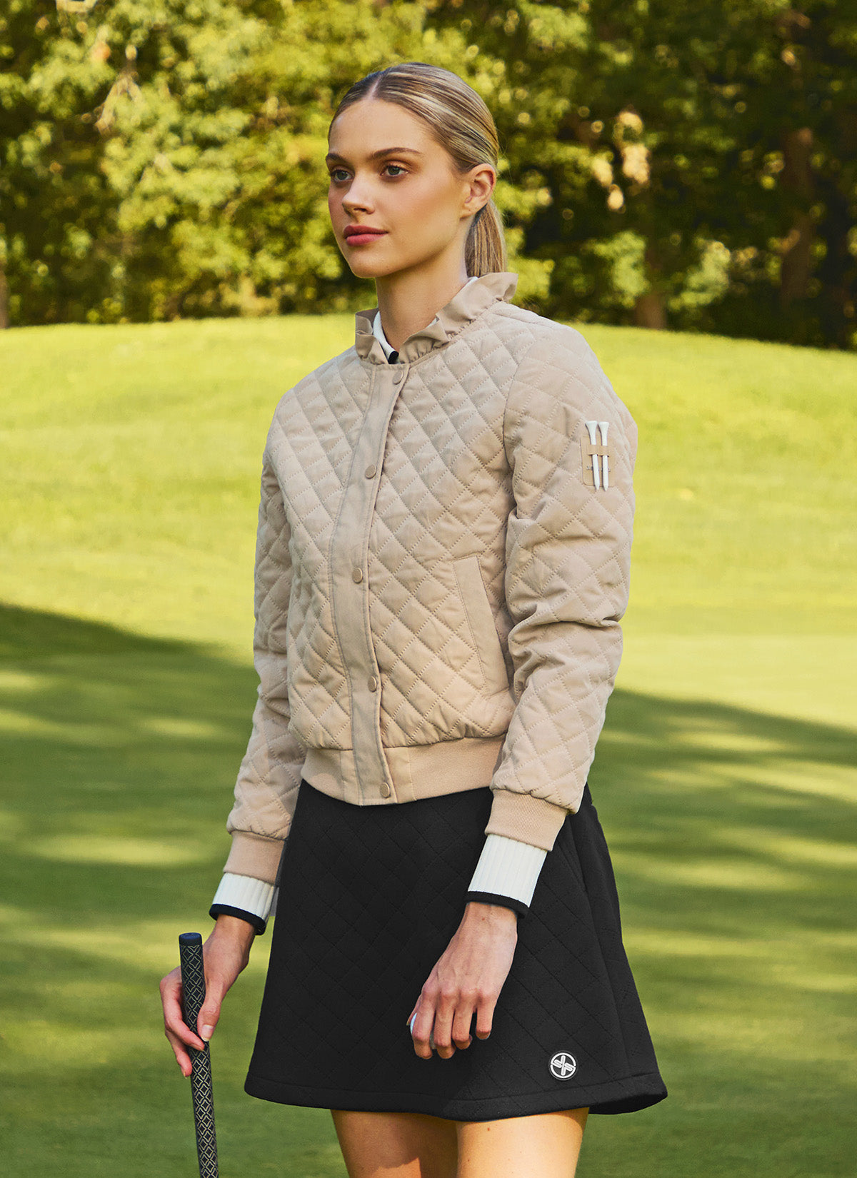 Embo Cushion A-Line Skirt