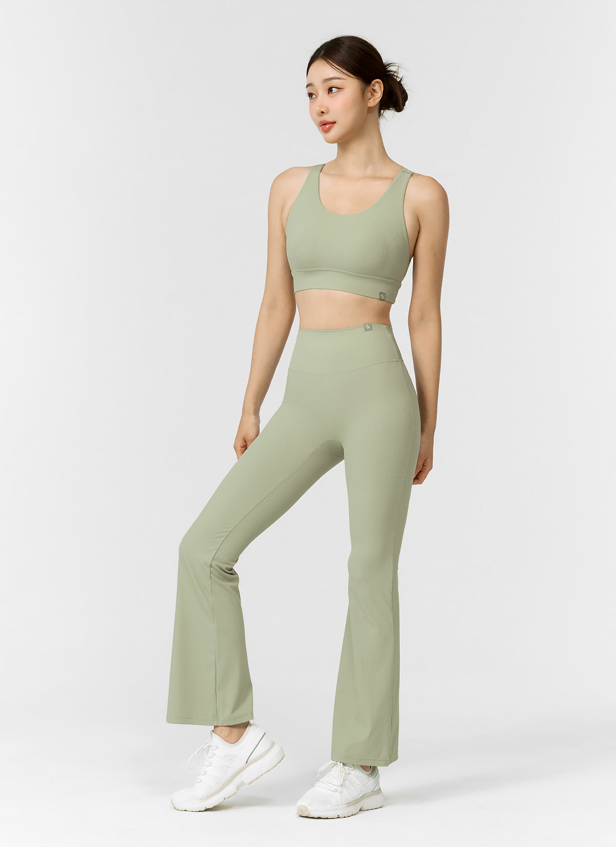 Comfort Tension Ribbed Bootscut Pants