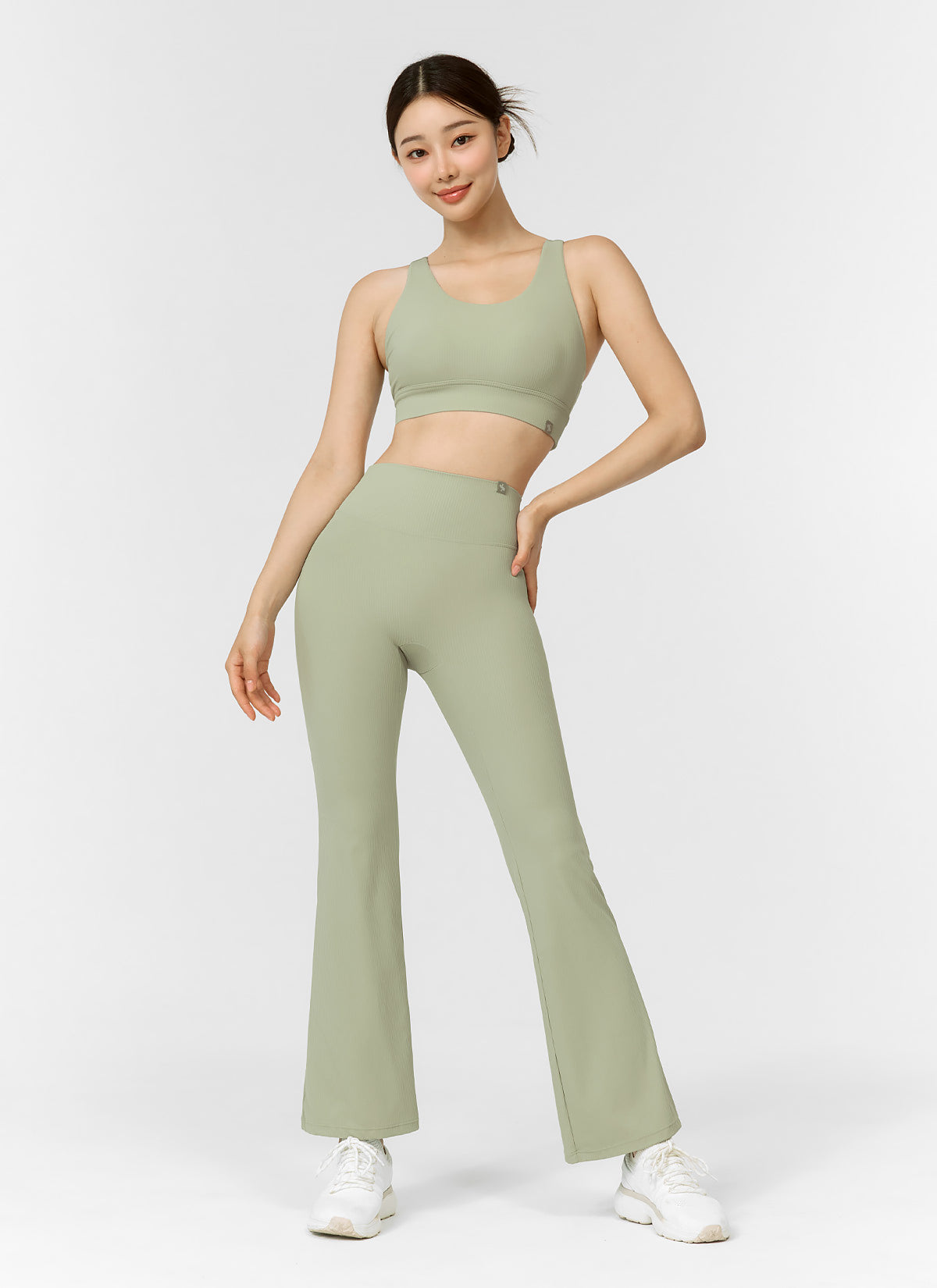 Comfort Tension Ribbed Bootscut Pants