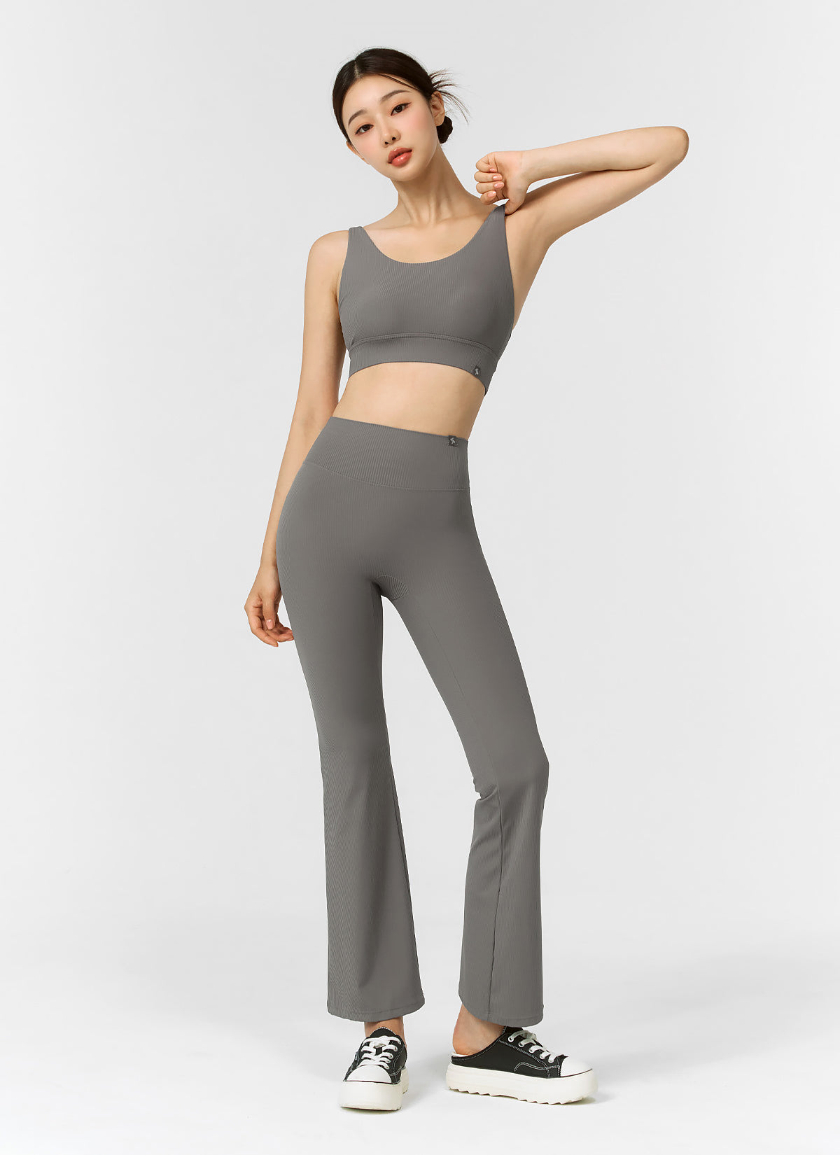 Comfort Tension Ribbed Bootscut Pants