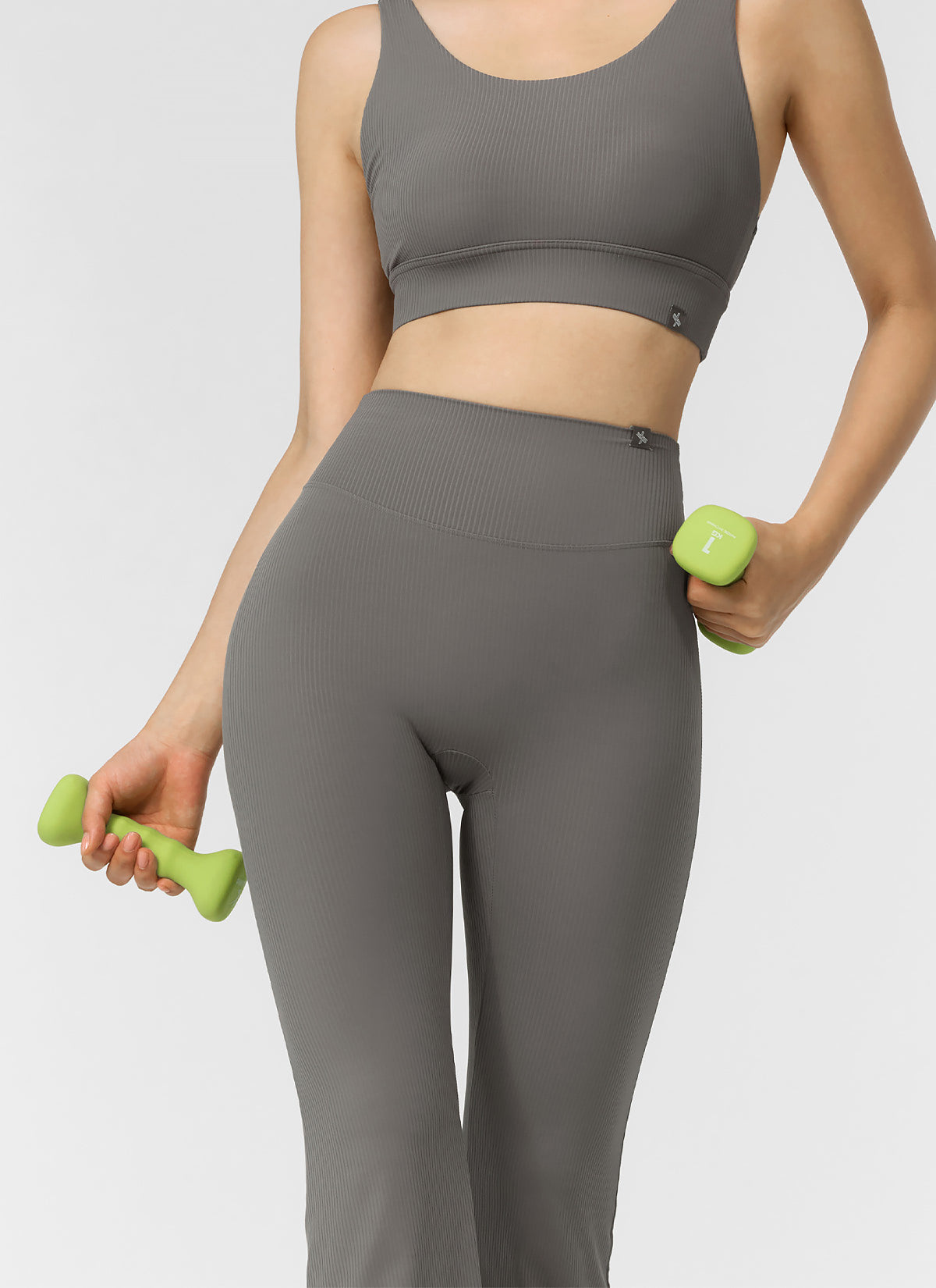 Comfort Tension Ribbed Bootscut Pants