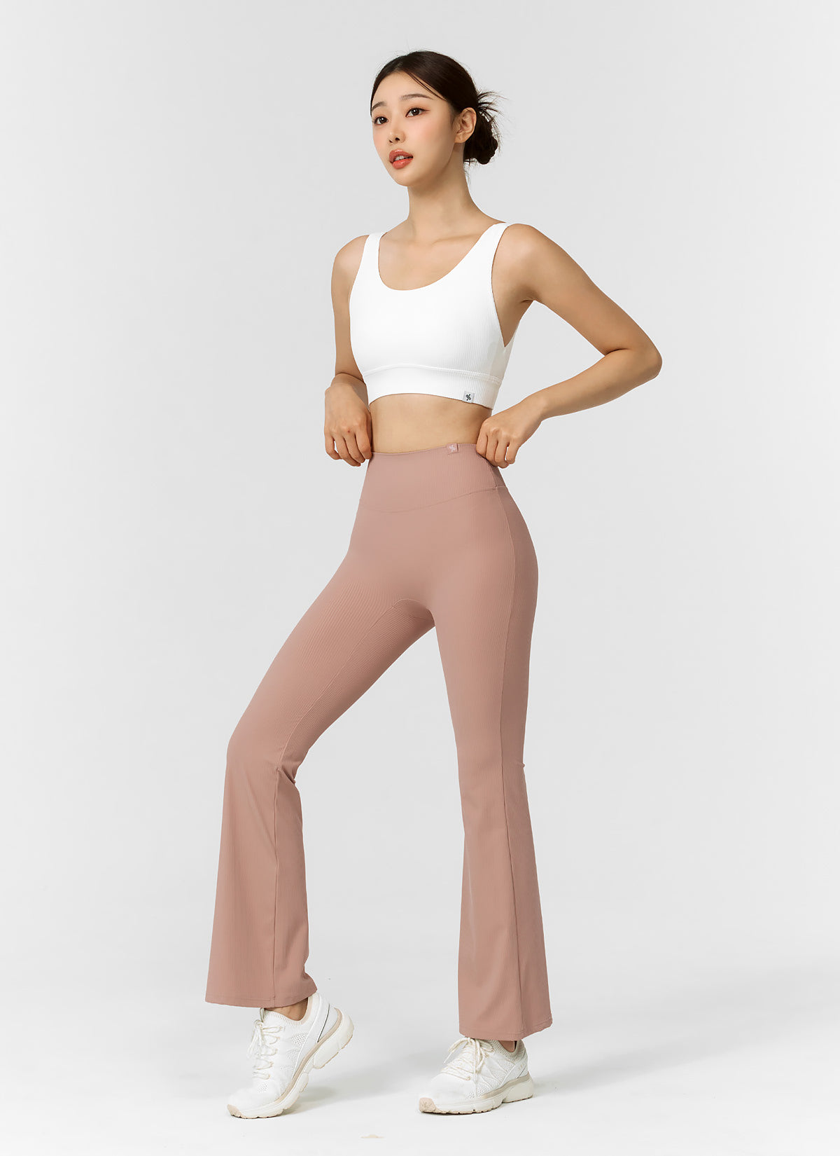 Comfort Tension Ribbed Bootscut Pants