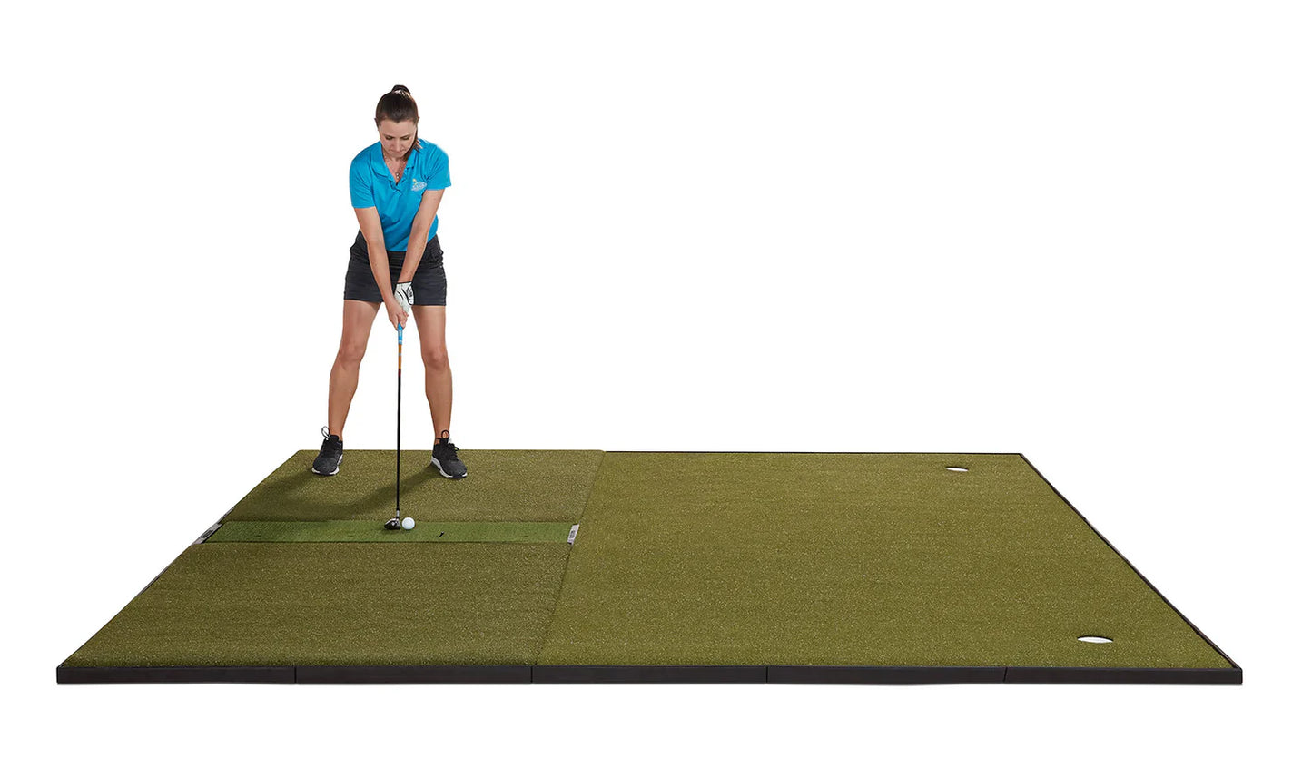 Fiberbuilt Grass Series Combo Mat System - Center Hitting - 10'X10'