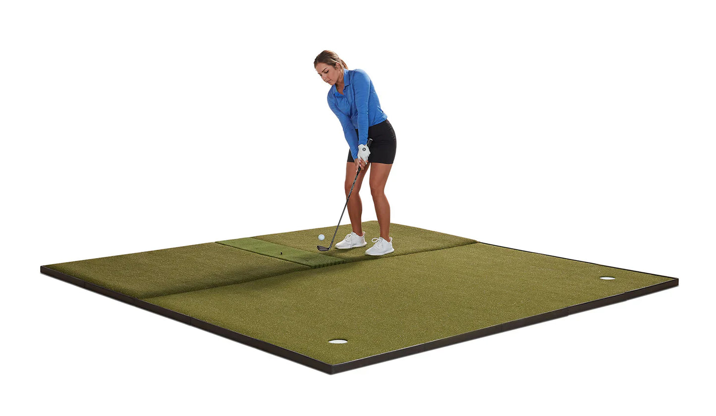 Fiberbuilt Grass Series Combo Mat System - Center Hitting - 10'X10'