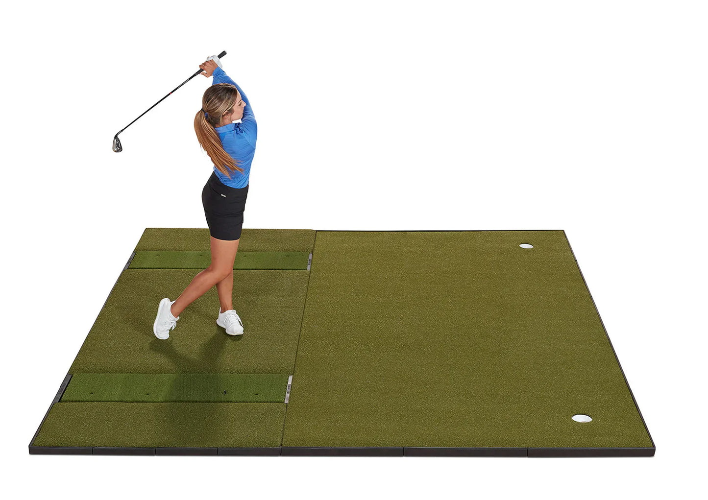 Fiberbuilt Grass Series Combo Mat System - Double Hitting - 10'X10'