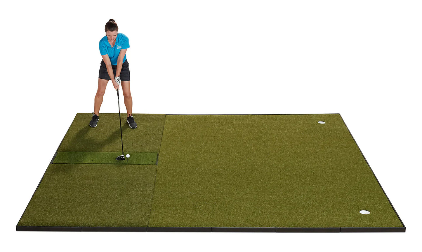 Fiberbuilt Grass Series Combo Mat System - Center Hitting - 10'X12'