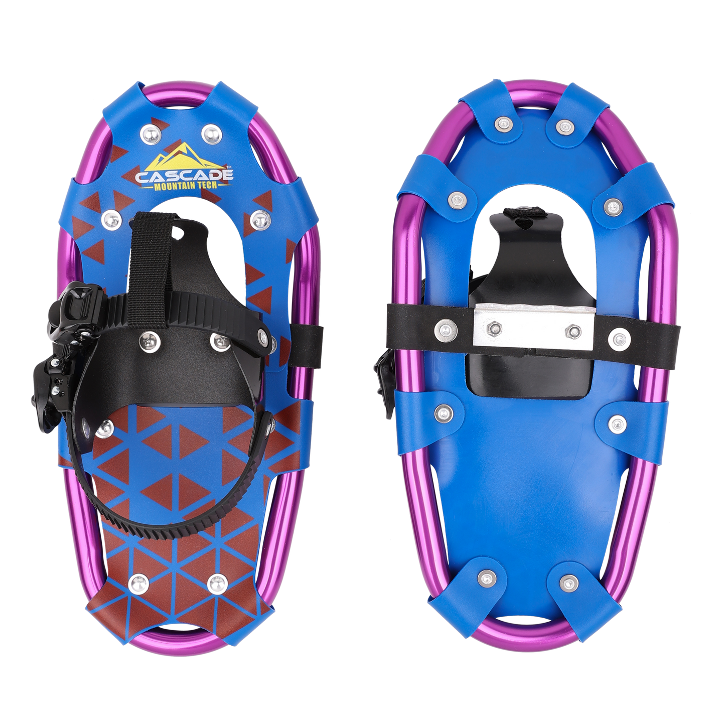 Lightweight Snowshoes for Kids in Purple & Blue