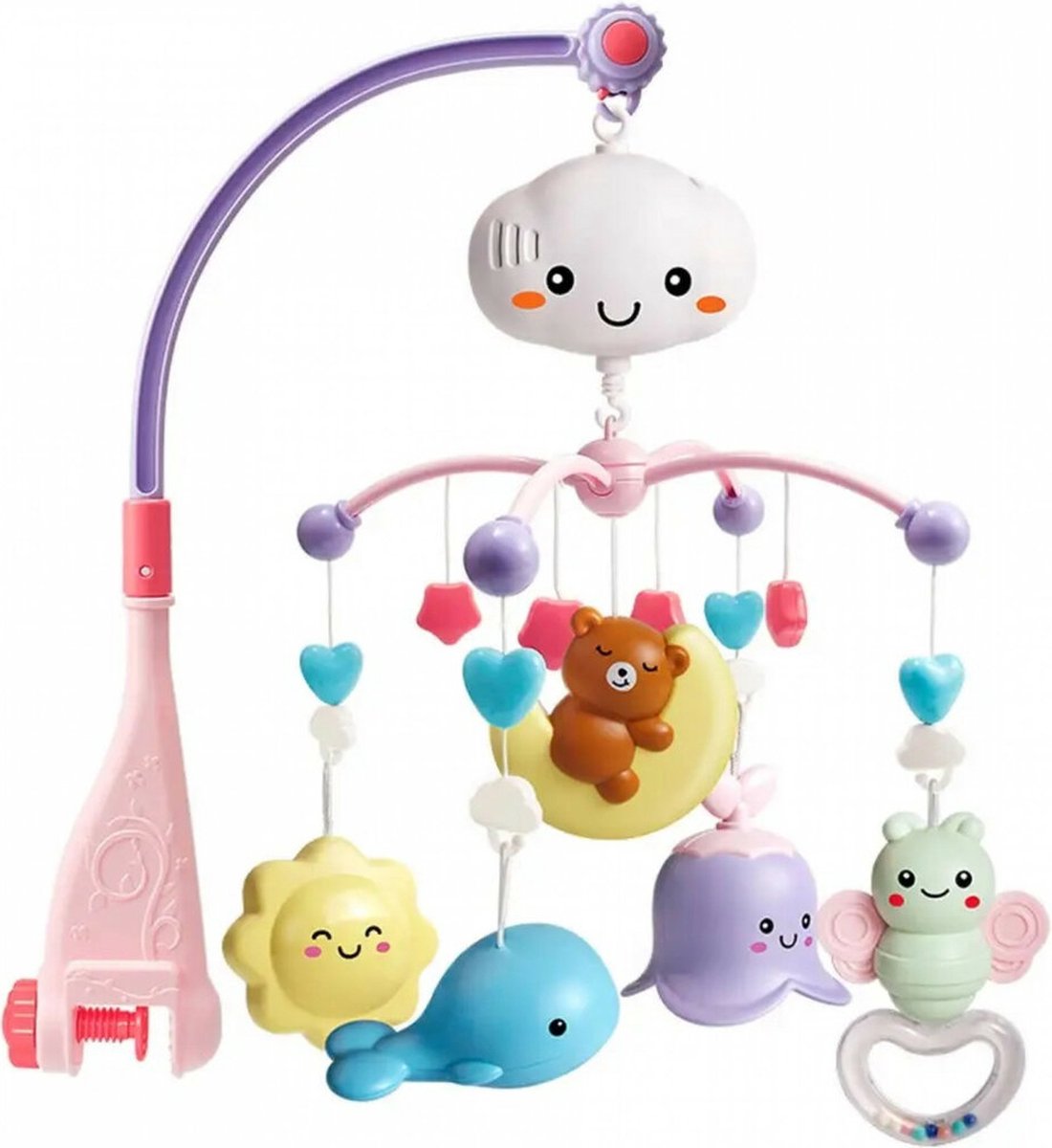 Muziekmobiel Viva Kids - Mobiele baby- Baby Carrousel - muziek bel voor babybed