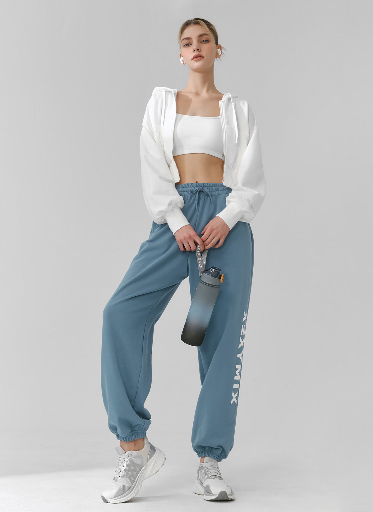 Lettering Big Logo Loose Fit Jogger Pants