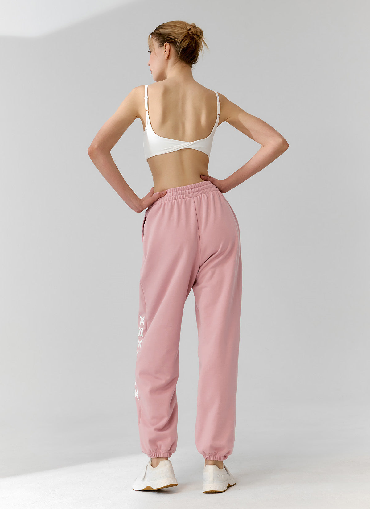 Lettering Big Logo Loose Fit Jogger Pants