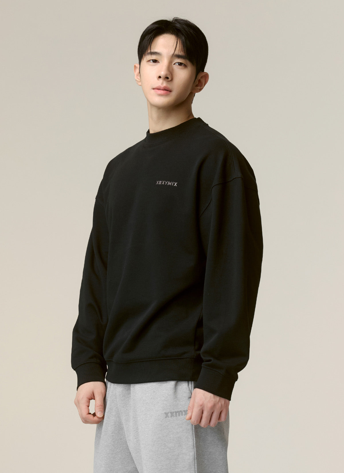 Fine Cotton Basic Sweatshirt