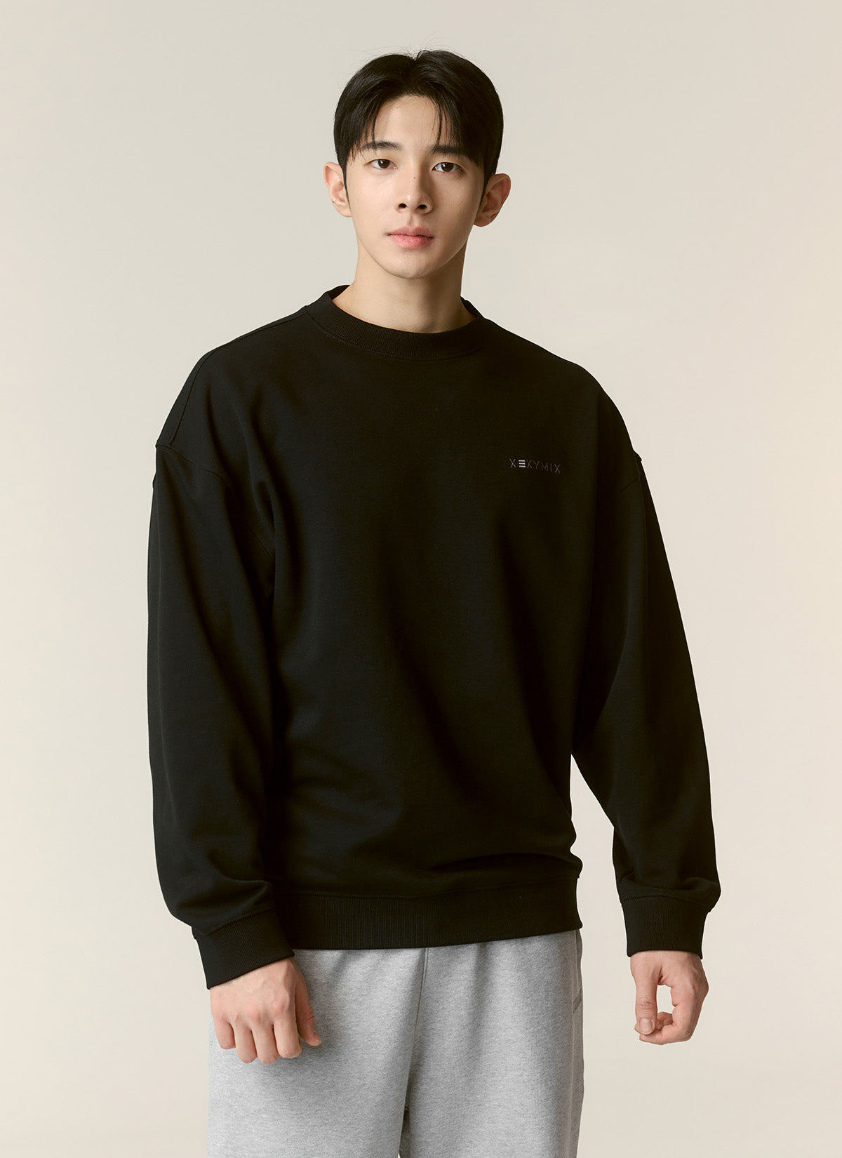 Fine Cotton Basic Sweatshirt
