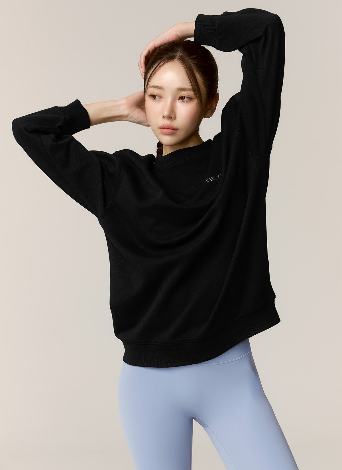 Fine Cotton Basic Sweatshirt