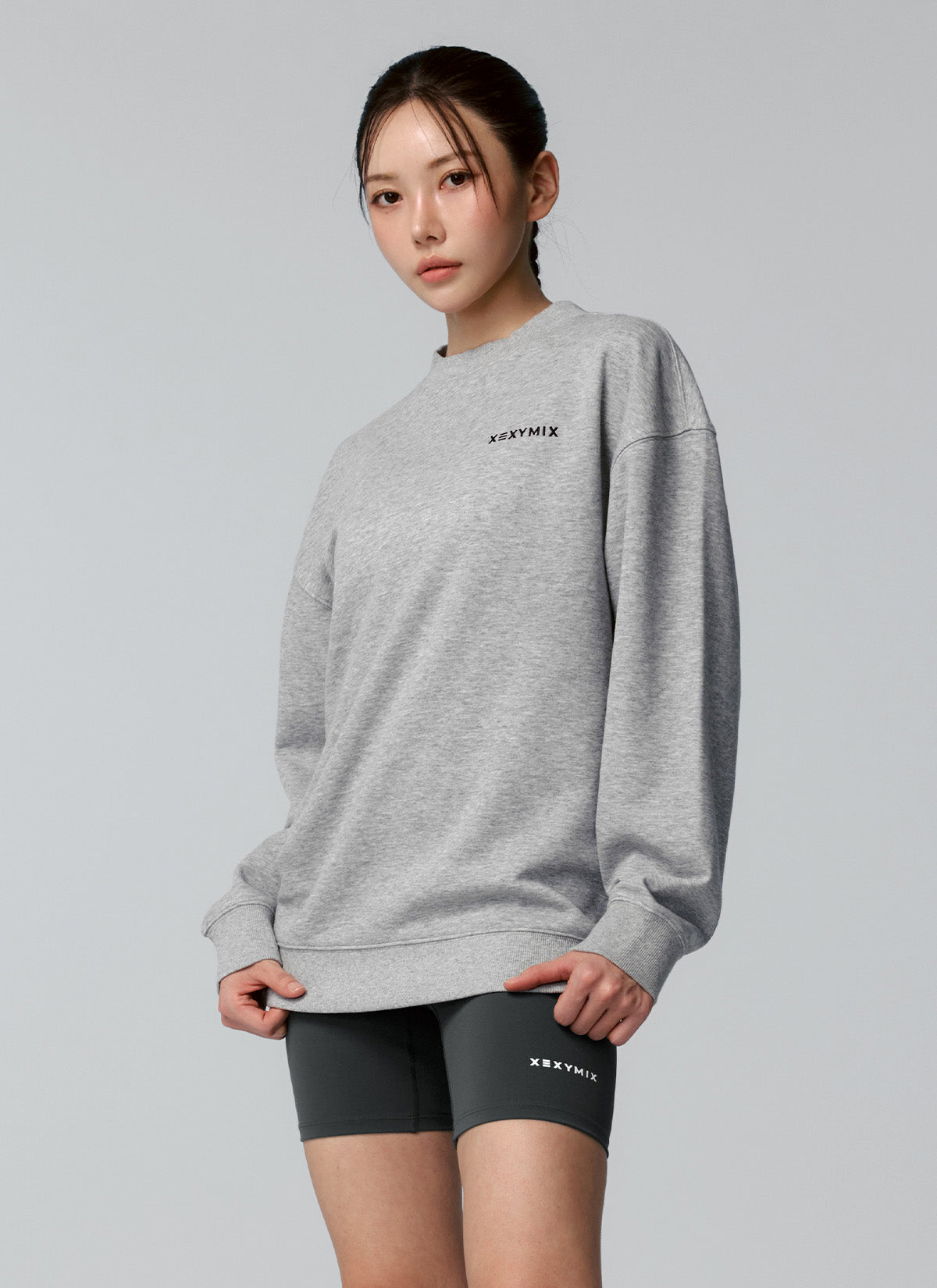Fine Cotton Basic Sweatshirt