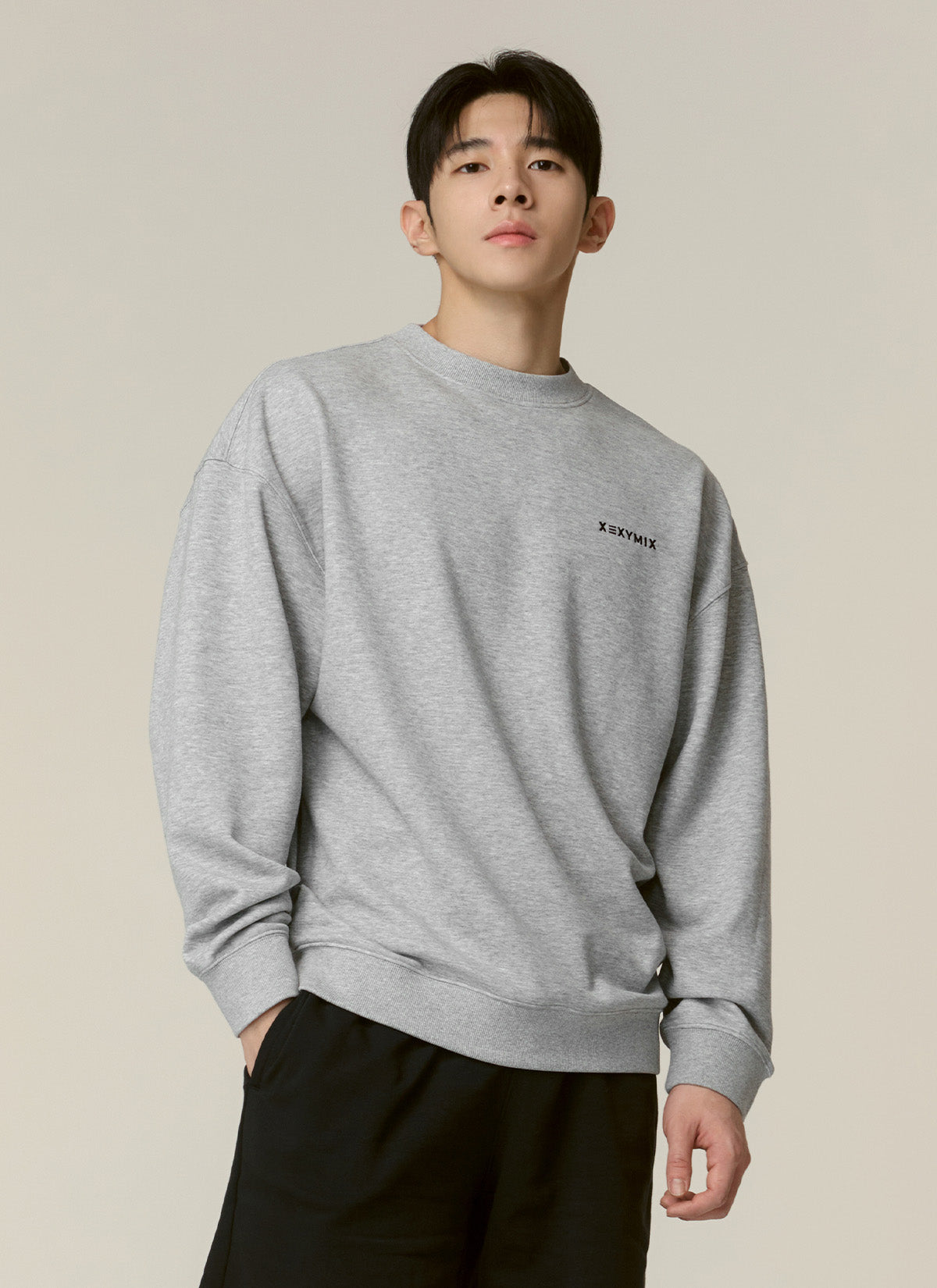 Fine Cotton Basic Sweatshirt