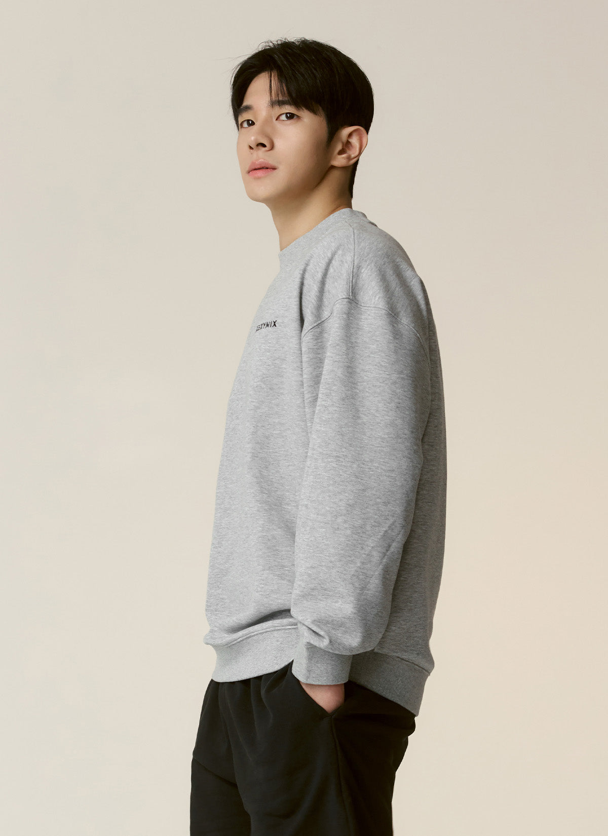 Fine Cotton Basic Sweatshirt