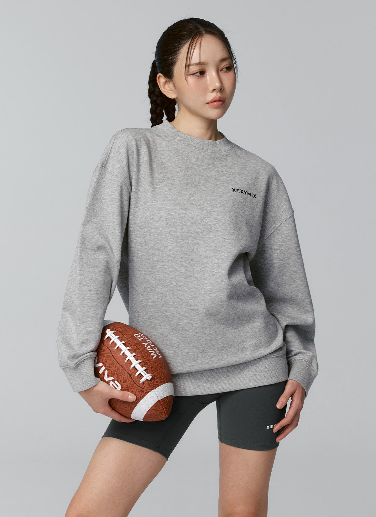 Fine Cotton Basic Sweatshirt