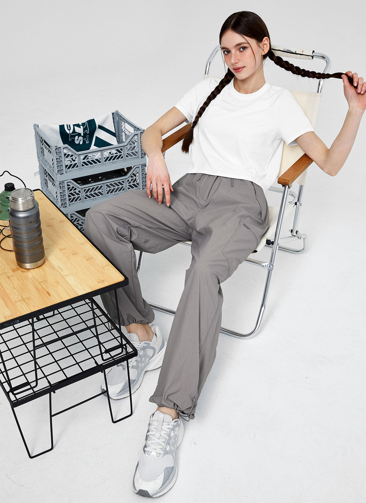 Comfort Utility Cargo Wide Pants