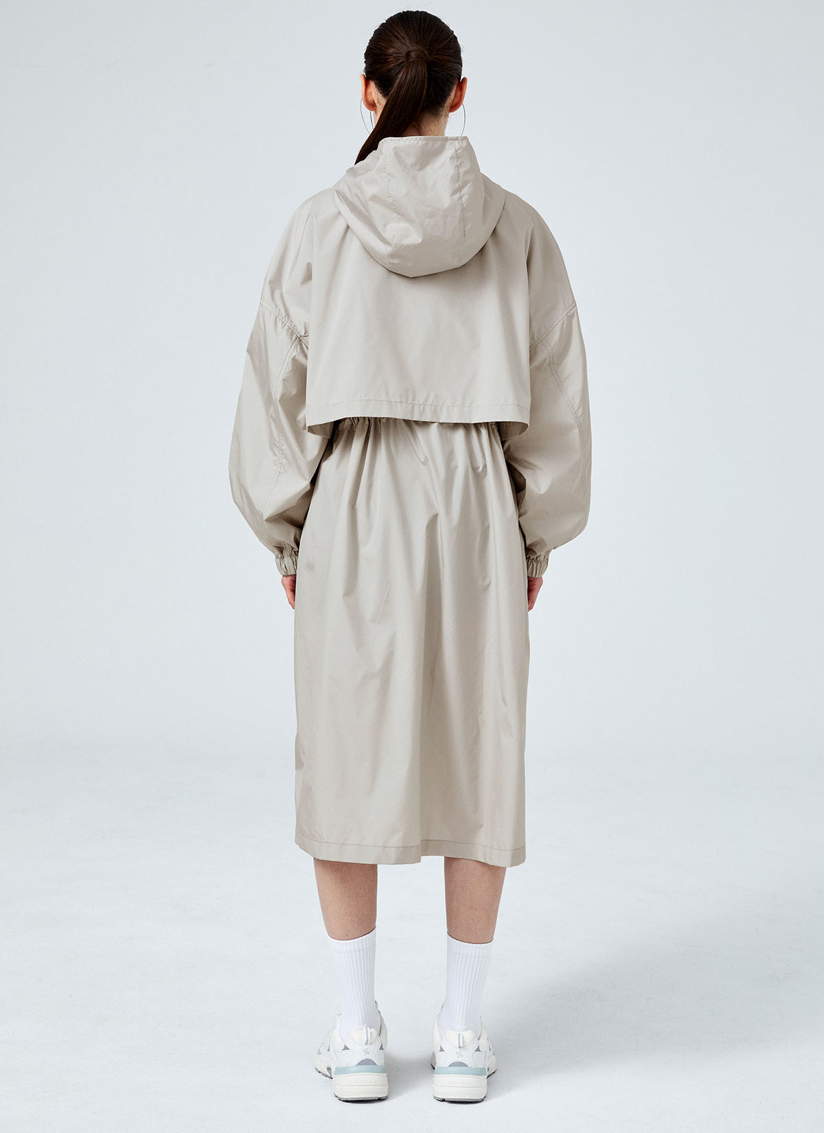 Airy Essential Maxi Hood Long Jacket
